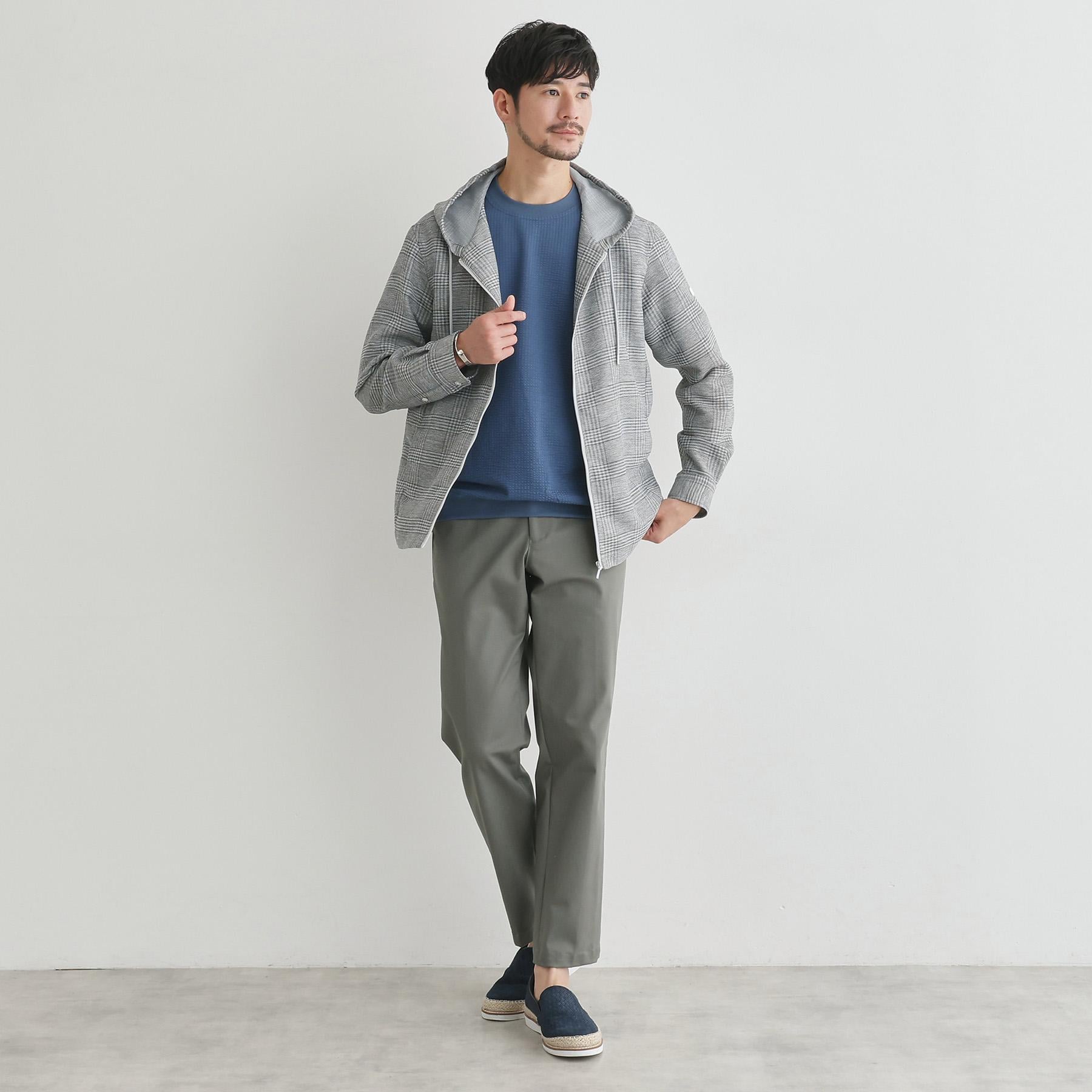 タケオキクチ TAKEO KIKUCHI 【抗菌防臭】サッカージャージプルオーバー （グレー(012)） グレー(012)