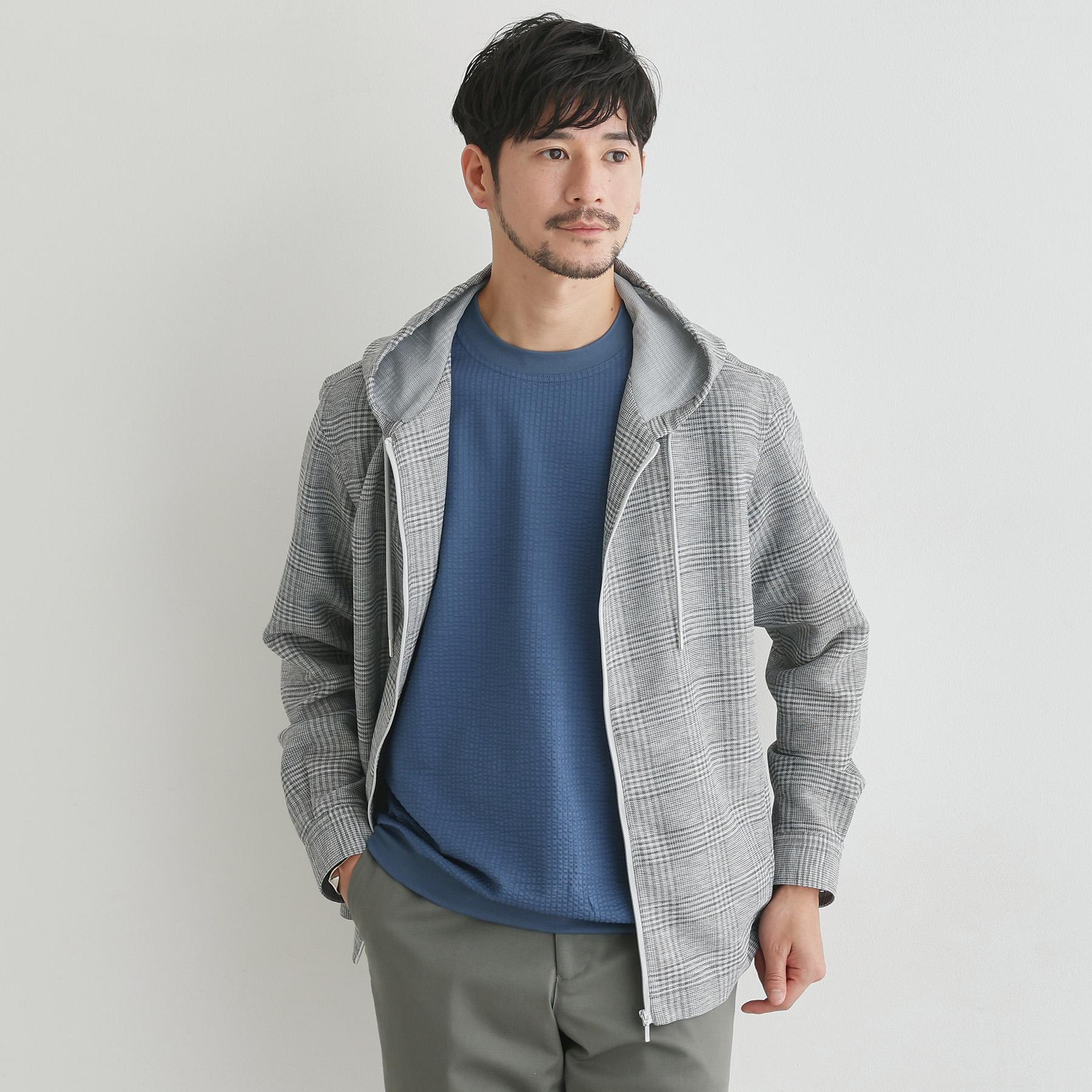 タケオキクチ TAKEO KIKUCHI 【抗菌防臭】サッカージャージプルオーバー （グレー(012)） グレー(012)