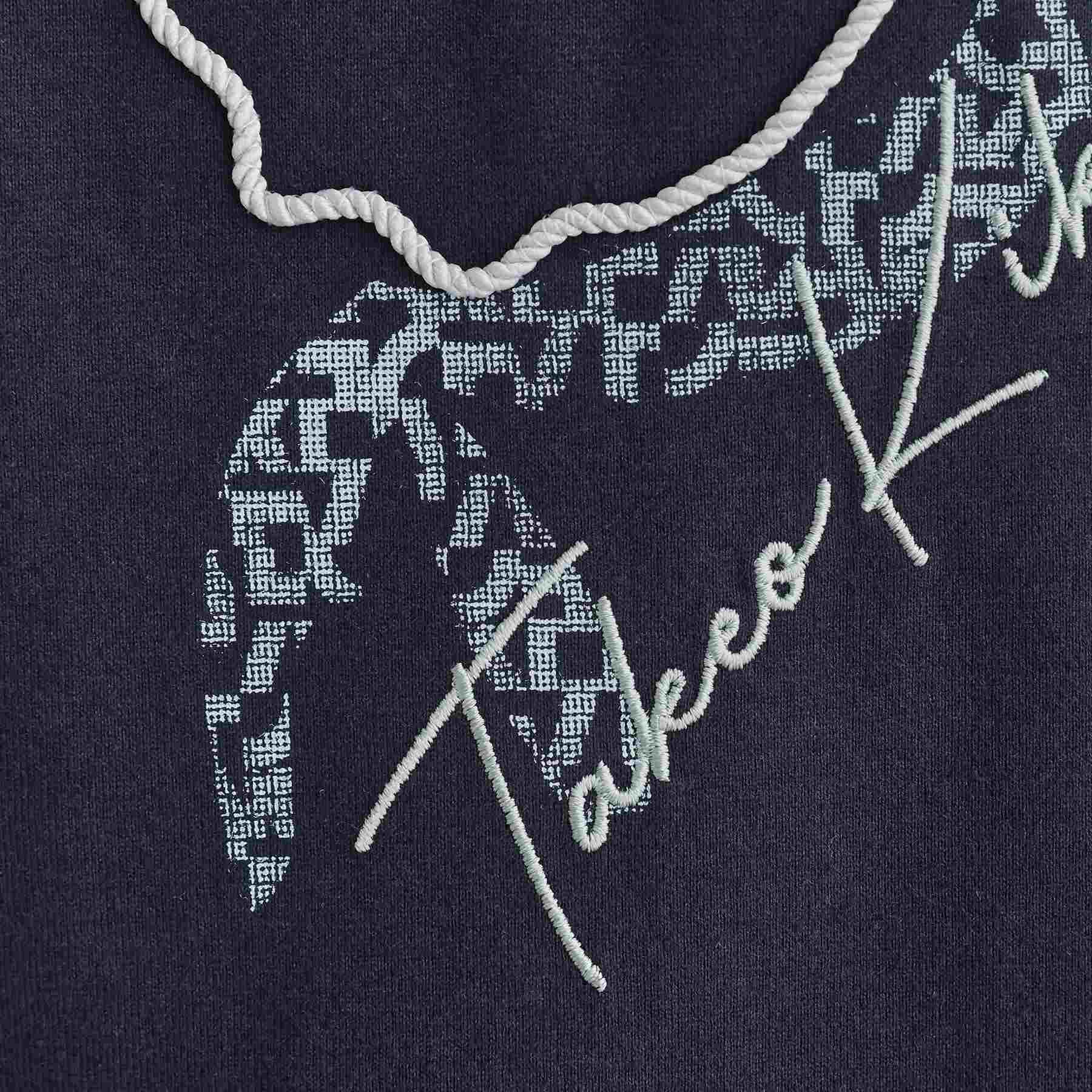 タケオキクチ TAKEO KIKUCHI 【Sサイズ～】フェイスロープ刺繍 天竺Tシャツ （ブラック(019)） ブラック(019)