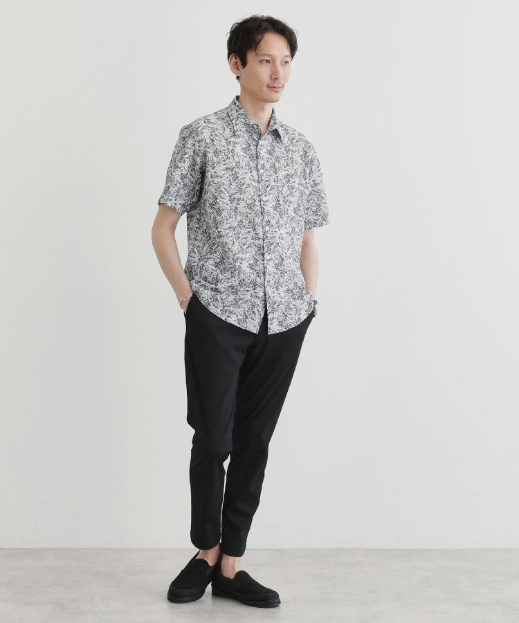 タケオキクチ TAKEO KIKUCHI 「WONDER SHAPE」 ストレッチ スリムテーパードパンツ （チャコールグレー(014)） チャコールグレー(014)