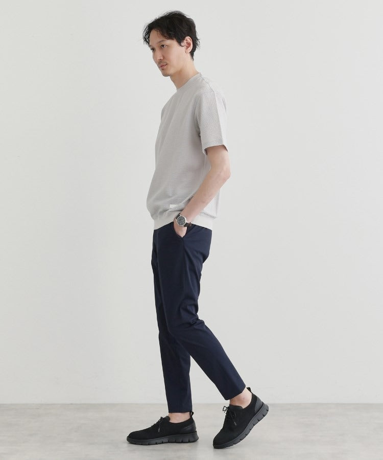 タケオキクチ TAKEO KIKUCHI 「WONDER SHAPE」 ストレッチ スリムテーパードパンツ （チャコールグレー(014)） チャコールグレー(014)