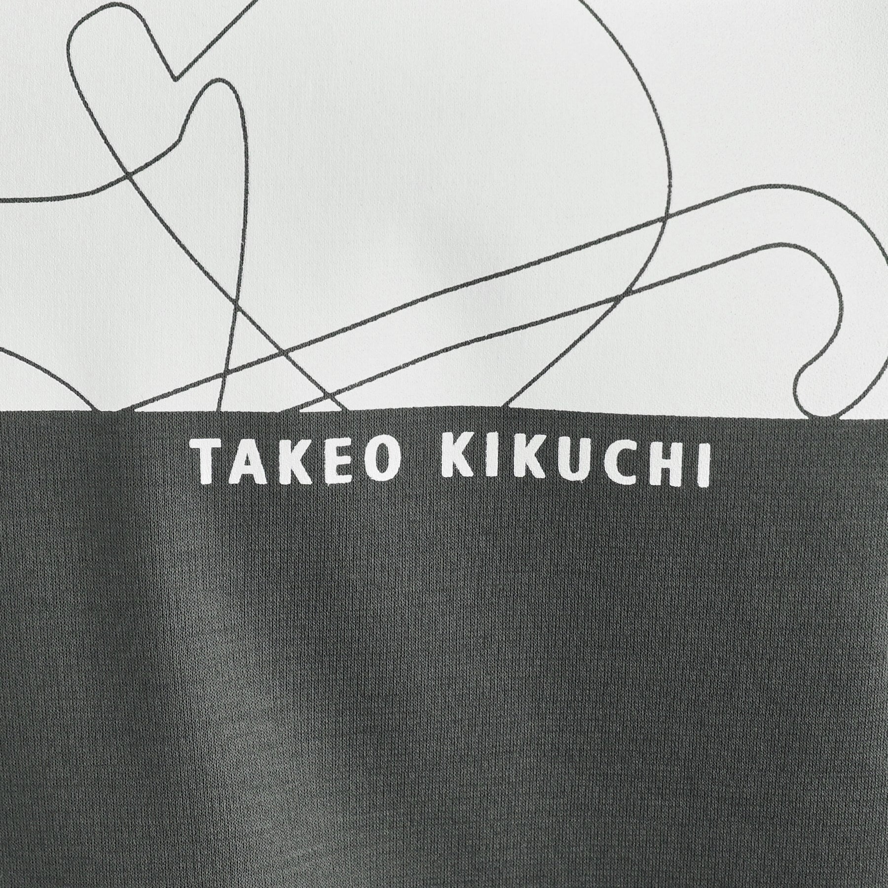 タケオキクチ TAKEO KIKUCHI バープリントポンチTシャツ （チャコールグレー(014)） チャコールグレー(014)