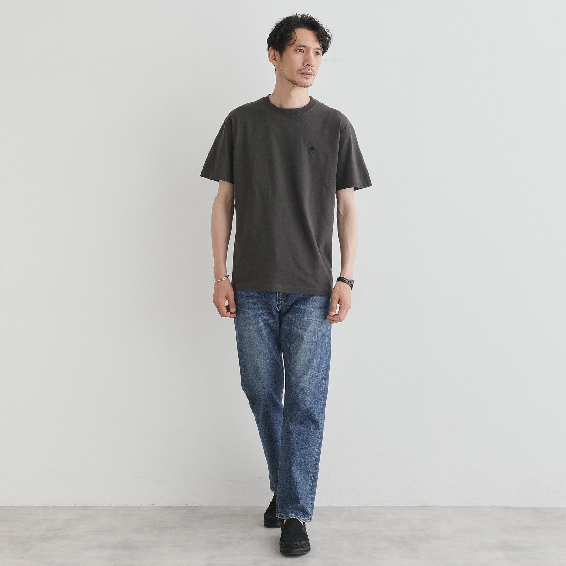 タケオキクチ TAKEO KIKUCHI 【LIMITED】ワンポイント刺繍 半袖Tシャツ （ホワイト(001)） ホワイト(001)
