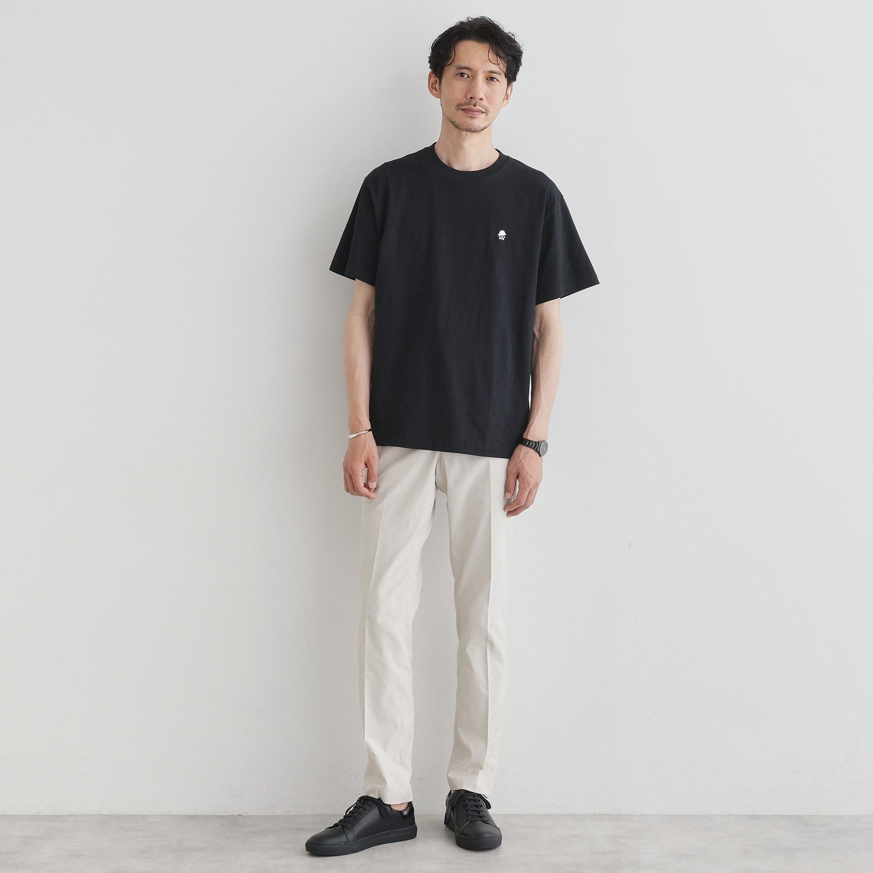 タケオキクチ TAKEO KIKUCHI 【LIMITED】ワンポイント刺繍 半袖Tシャツ （ホワイト(001)） ホワイト(001)