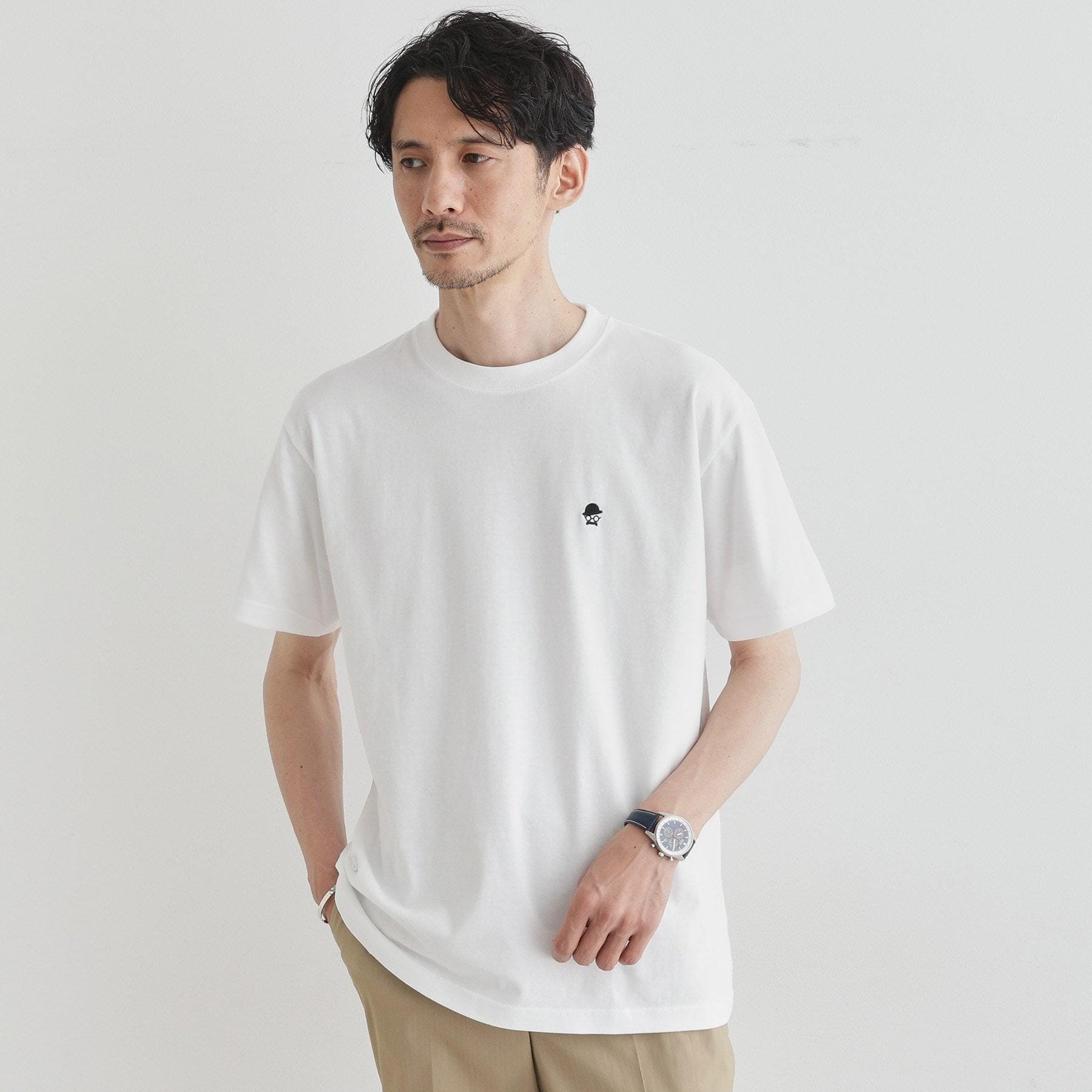 タケオキクチ TAKEO KIKUCHI 【LIMITED】ワンポイント刺繍 半袖Tシャツ （ホワイト(001)） ホワイト(001)