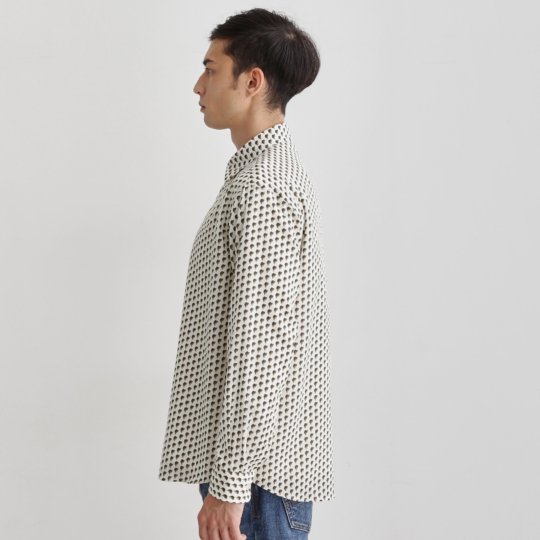 タケオキクチ TAKEO KIKUCHI ボーラーハット柄 長袖シャツ （ブラウン(144)） ブラウン(144)