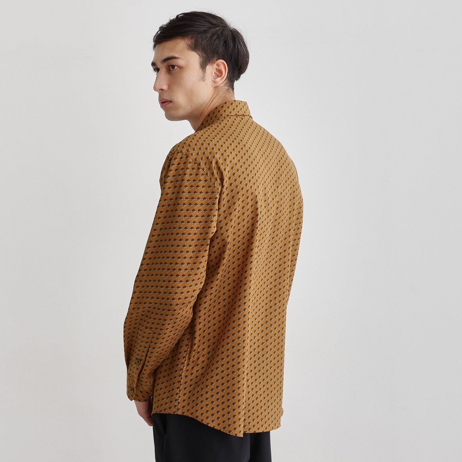 タケオキクチ TAKEO KIKUCHI ボーラーハット柄 長袖シャツ （ブラウン(144)） ブラウン(144)