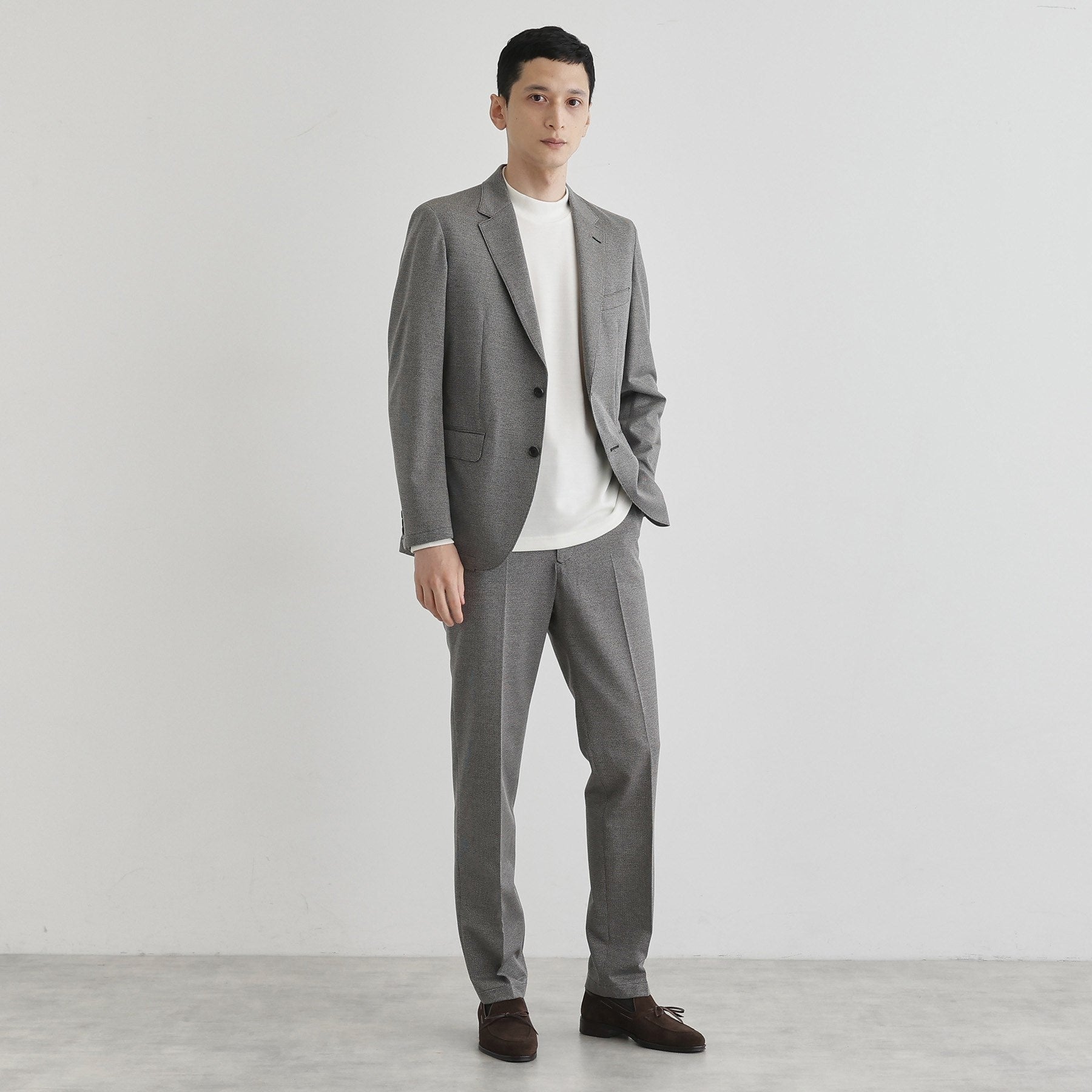 TAKEO KIKUCHI pin jersey chidorii pants