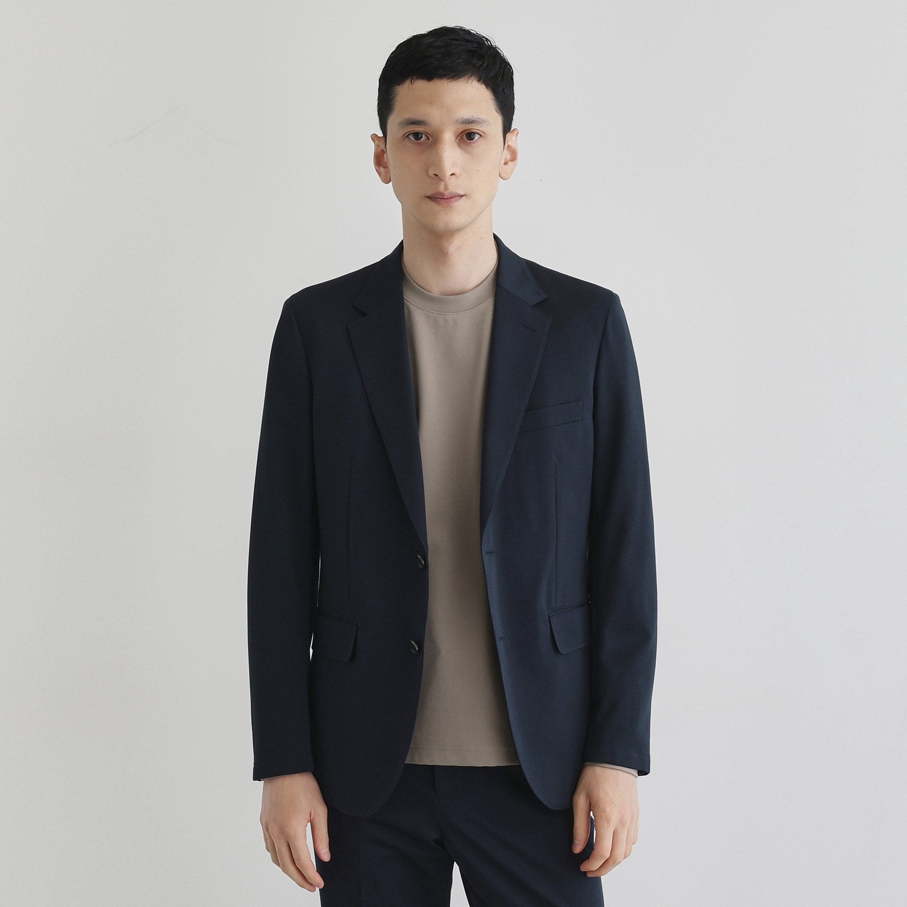 タケオキクチ TAKEO KIKUCHI ピンジャージ 千鳥 ジャケット （ネイビー(494)） ネイビー(494)