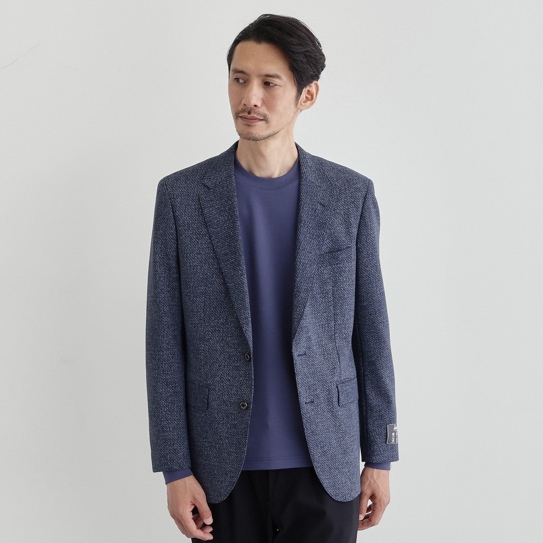 タケオキクチ TAKEO KIKUCHI 【Sサイズ～】ストレッチ ポンチ テーラード Tシャツ （ホワイト(001)） ホワイト(001)