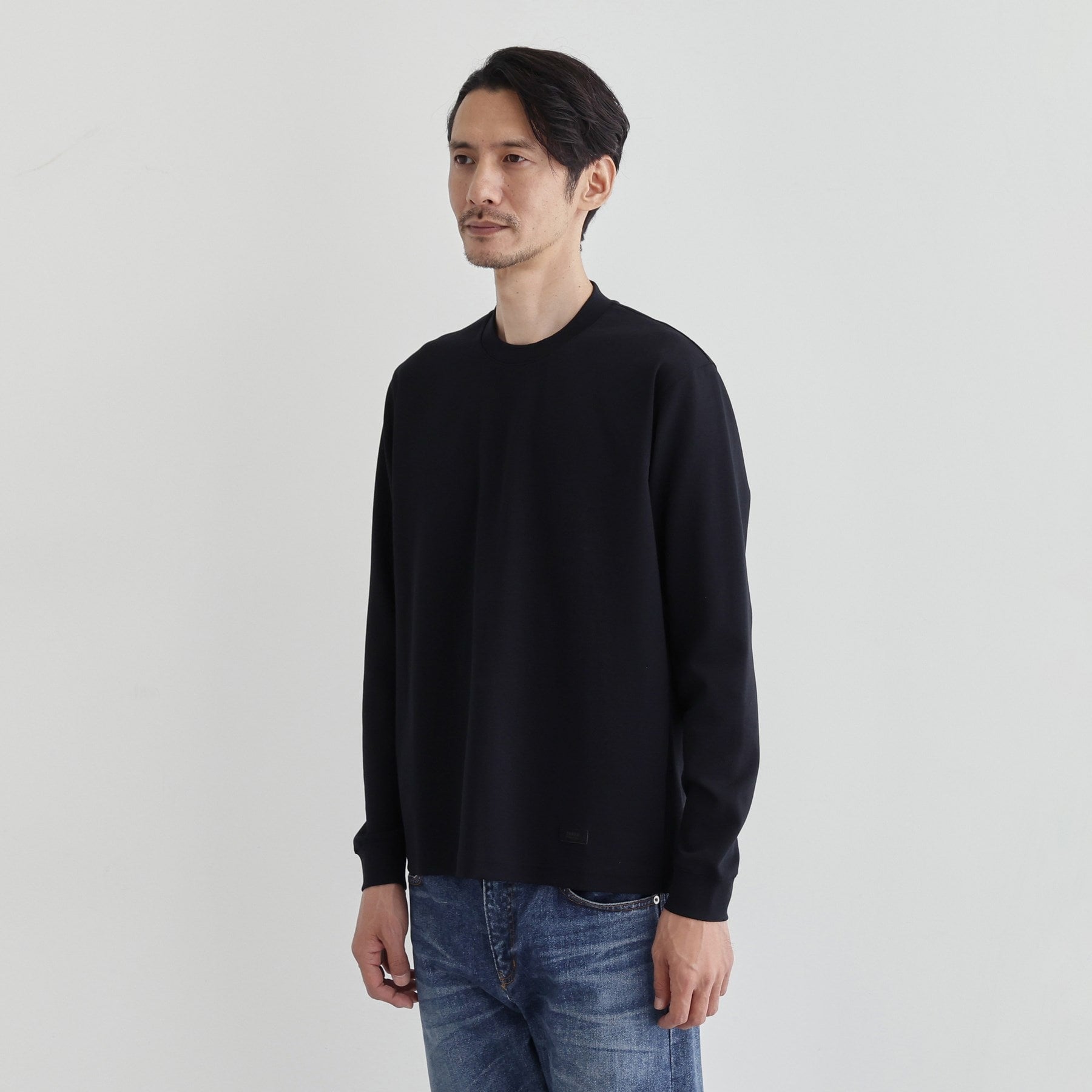 タケオキクチ TAKEO KIKUCHI 【Sサイズ～】ストレッチ ポンチ テーラード Tシャツ （ブラック(019)） ブラック(019)