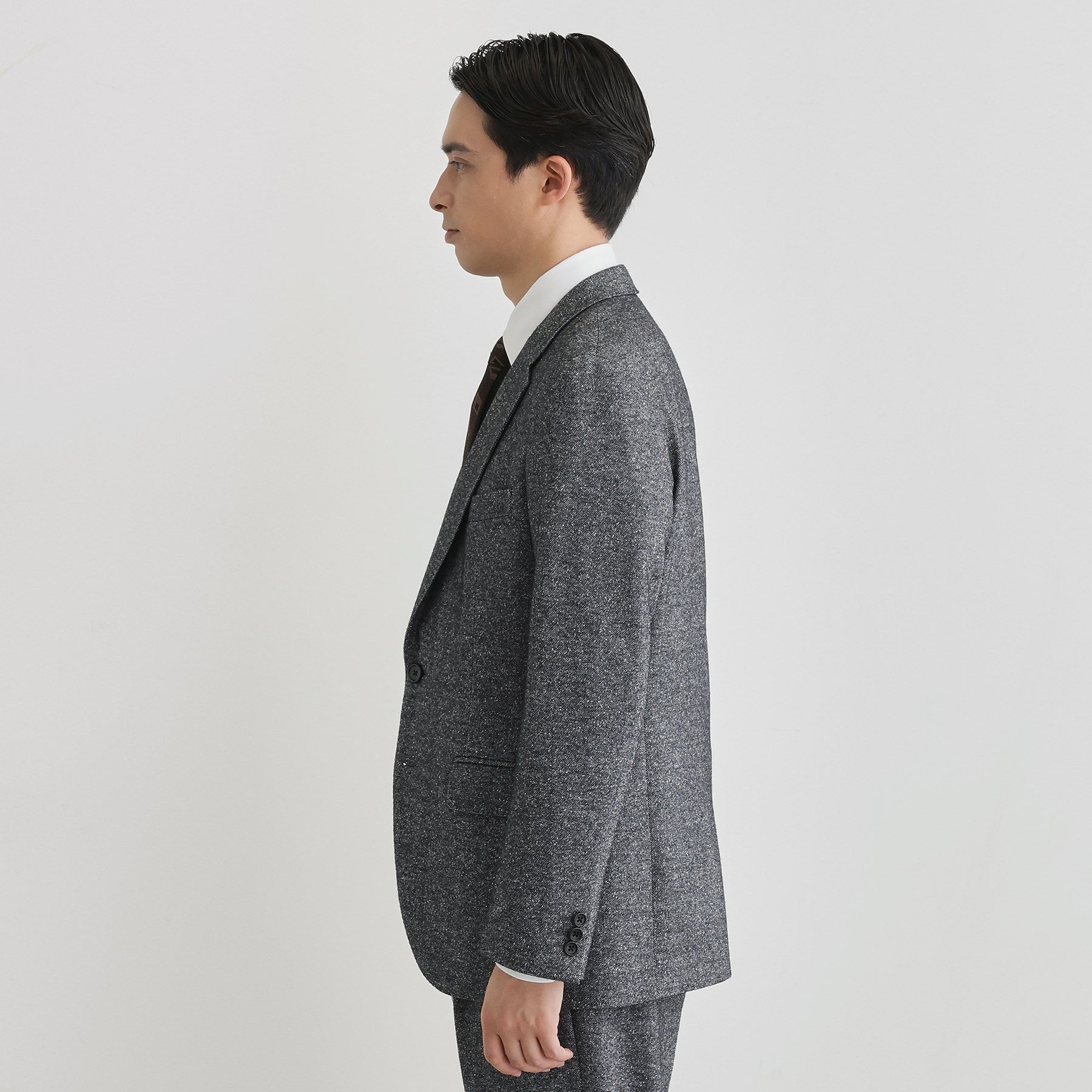 タケオキクチ TAKEO KIKUCHI 尾州織 シルクネップジャージ ジャケット （チャコールグレー(014)） チャコールグレー(014)