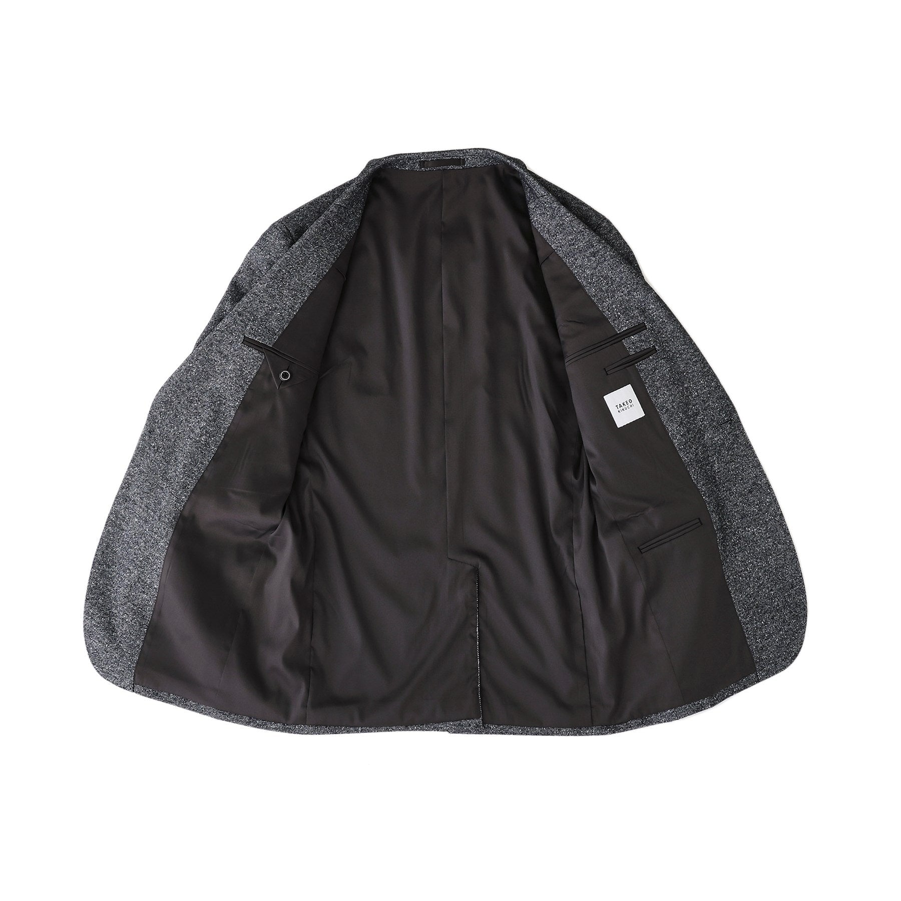 タケオキクチ TAKEO KIKUCHI 尾州織 シルクネップジャージ ジャケット （チャコールグレー(014)） チャコールグレー(014)