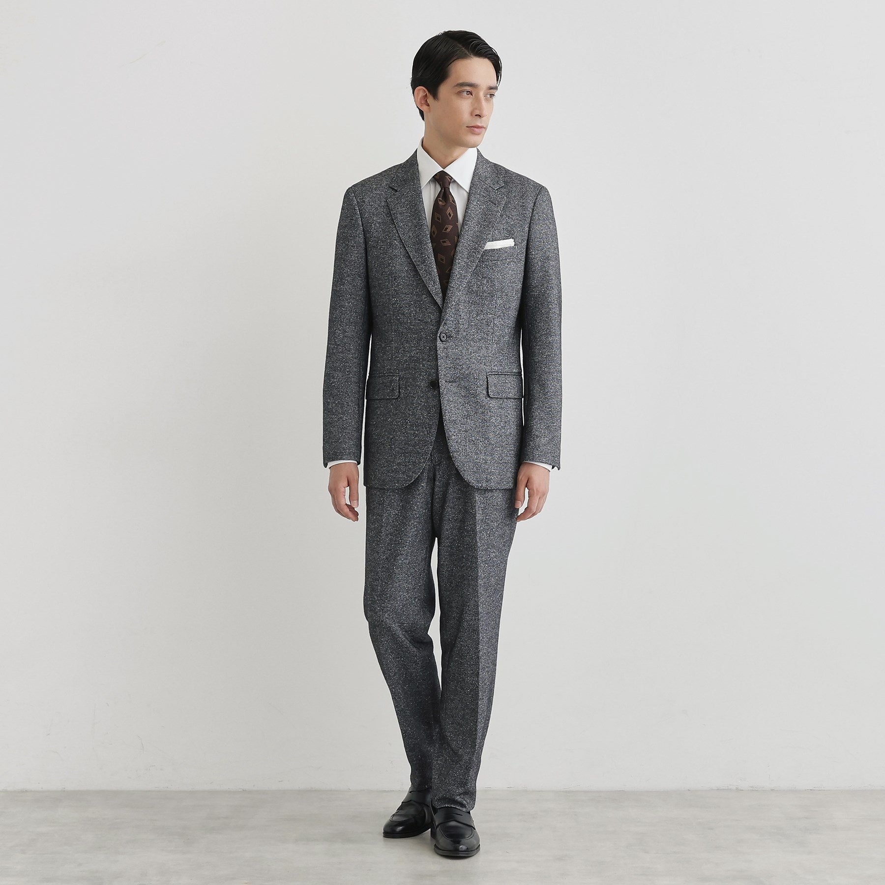 タケオキクチ TAKEO KIKUCHI 尾州織 シルクネップジャージ ジャケット （チャコールグレー(014)） チャコールグレー(014)