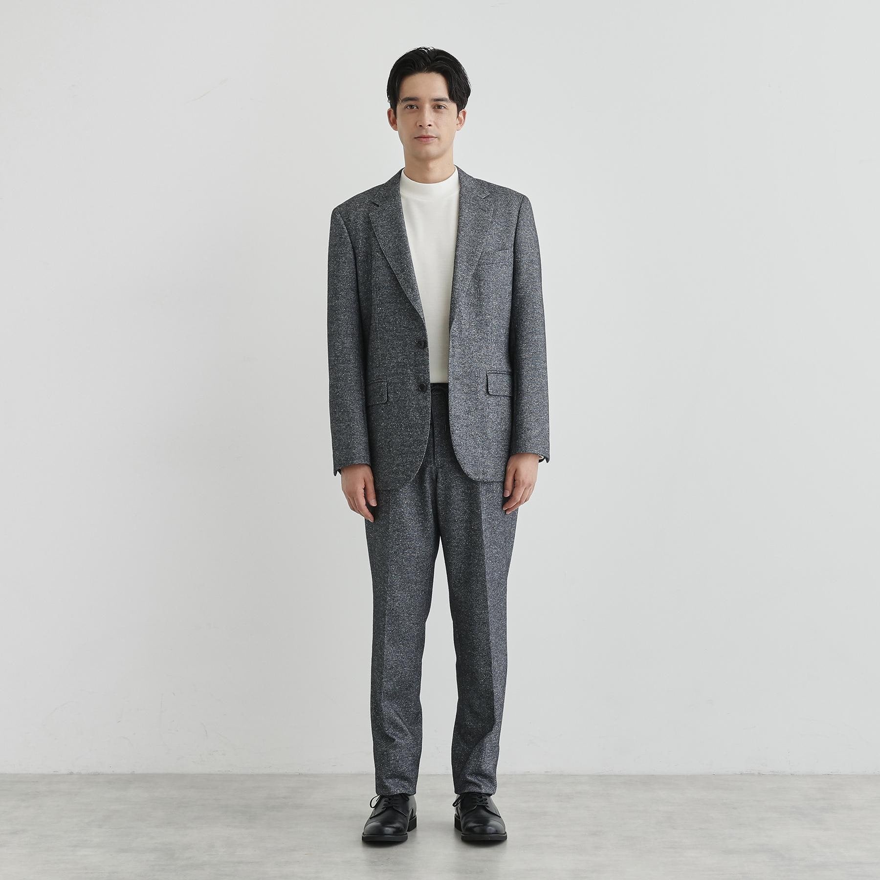 タケオキクチ TAKEO KIKUCHI 尾州織 シルクネップジャージ ジャケット （チャコールグレー(014)） チャコールグレー(014)