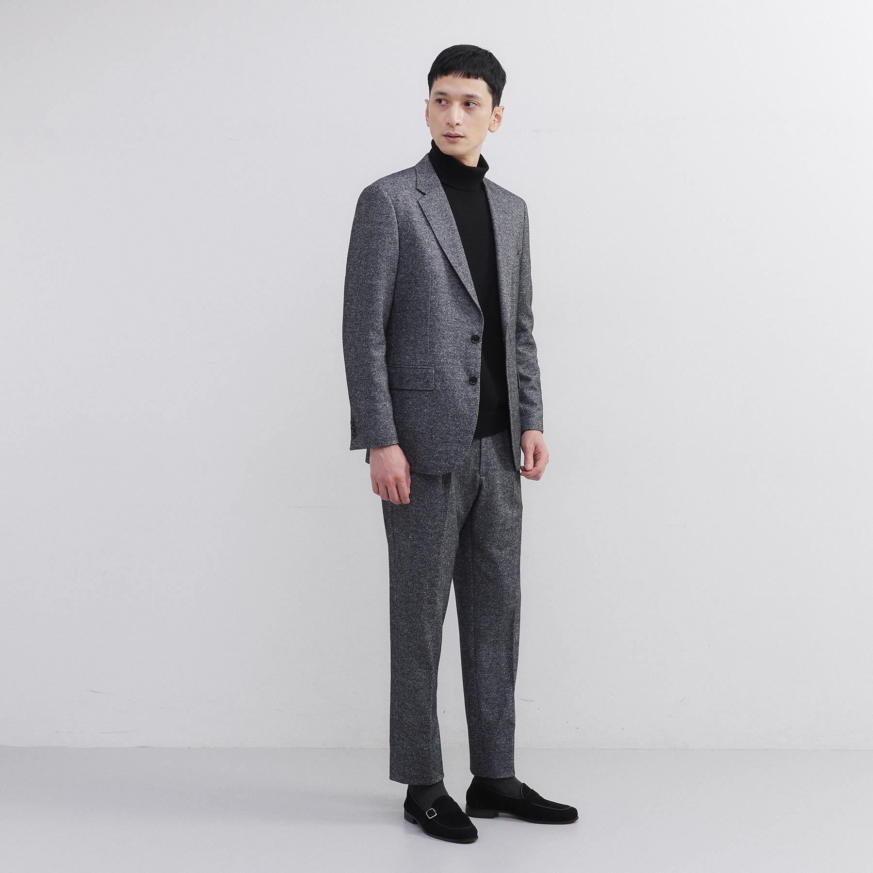 タケオキクチ TAKEO KIKUCHI 尾州織 シルクネップジャージ ジャケット （チャコールグレー(014)） チャコールグレー(014)