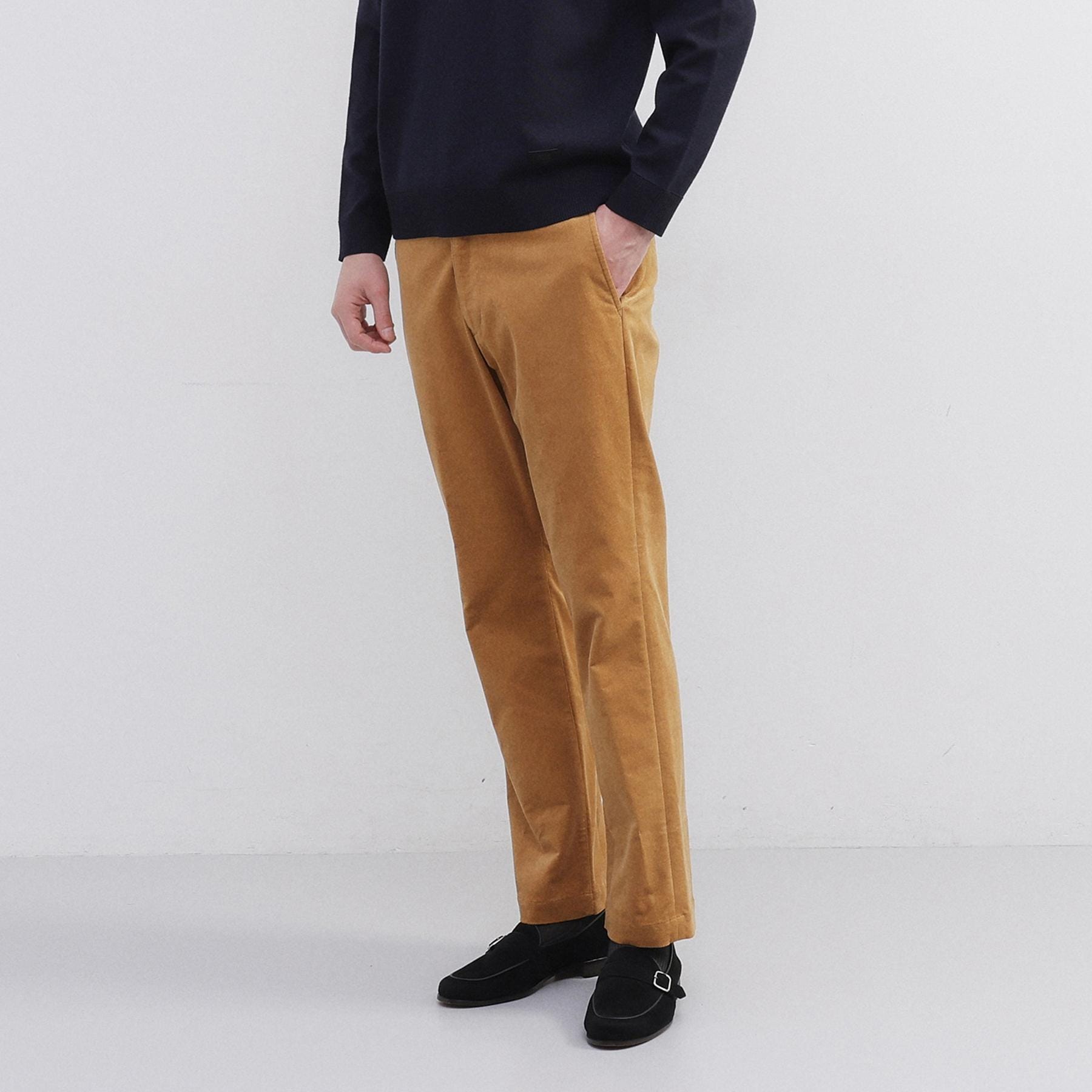 タケオキクチ TAKEO KIKUCHI サイドゴアストレッチコーデュロイパンツ （モカブラウン(042)） モカブラウン(042)