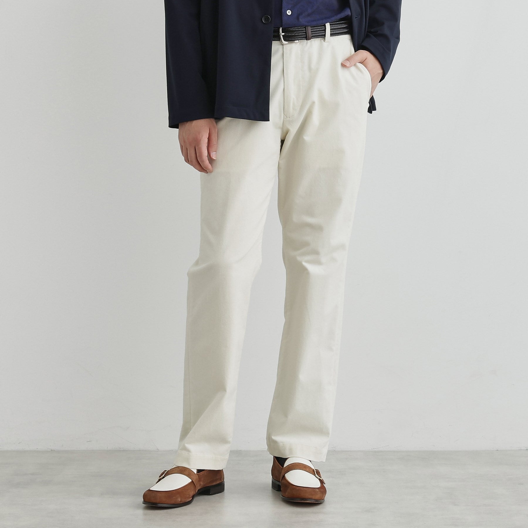 タケオキクチ TAKEO KIKUCHI サイドゴアストレッチコーデュロイパンツ （モカブラウン(042)） モカブラウン(042)