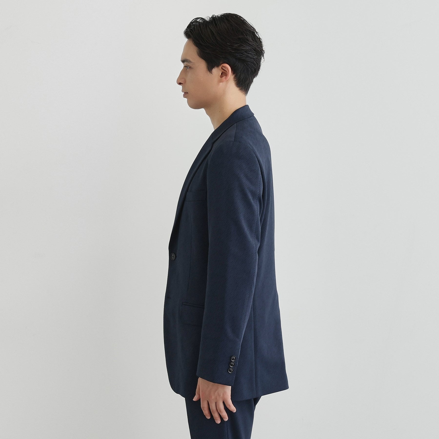 タケオキクチ TAKEO KIKUCHI 楊柳カルゼ ジャケット （ブラック(019)） ブラック(019)