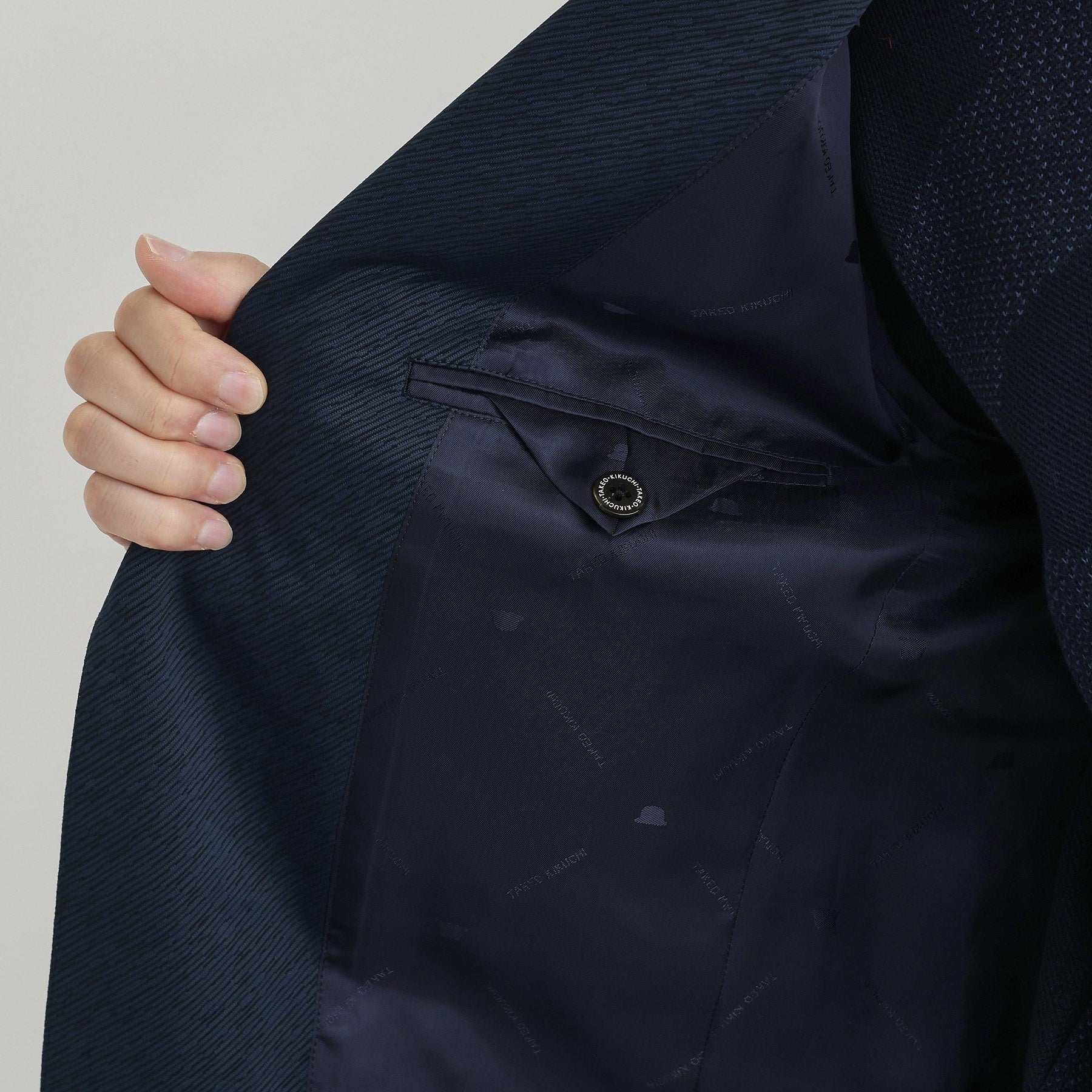 タケオキクチ TAKEO KIKUCHI 楊柳カルゼ ジャケット （ブラック(019)） ブラック(019)