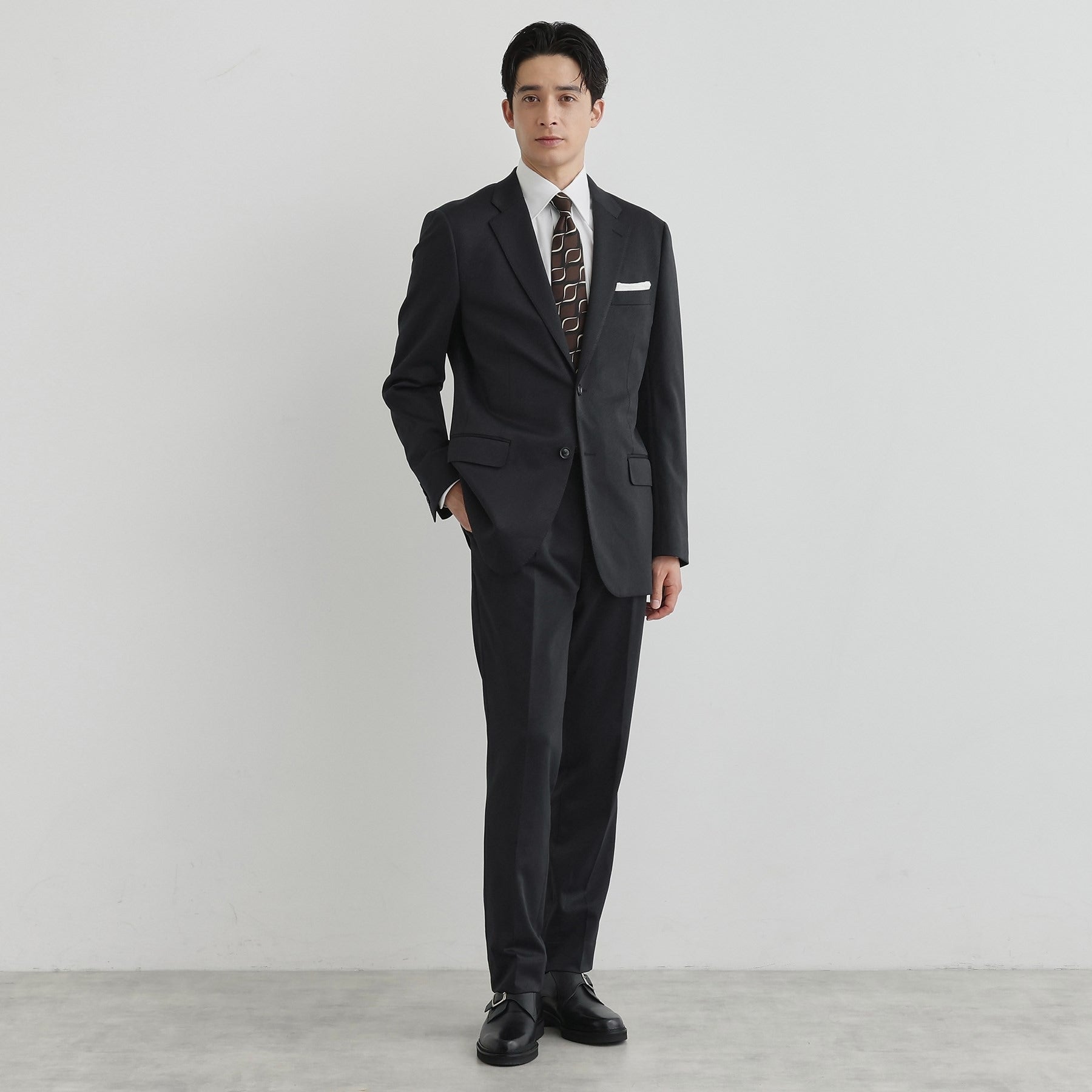 タケオキクチ TAKEO KIKUCHI 楊柳カルゼ ジャケット （ブラック(019)） ブラック(019)