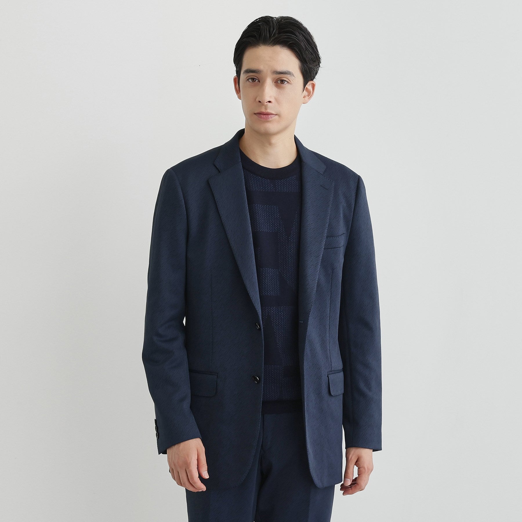 タケオキクチ TAKEO KIKUCHI 楊柳カルゼ ジャケット （ブラック(019)） ブラック(019)