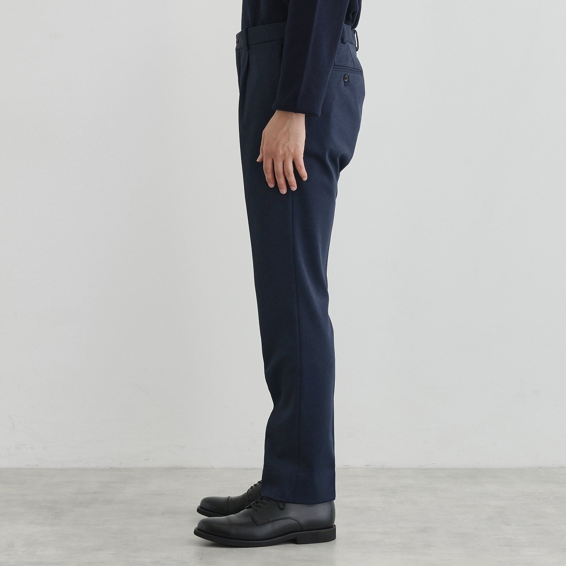 タケオキクチ TAKEO KIKUCHI 楊柳カルゼ パンツ （ネイビー(094)） ネイビー(094)