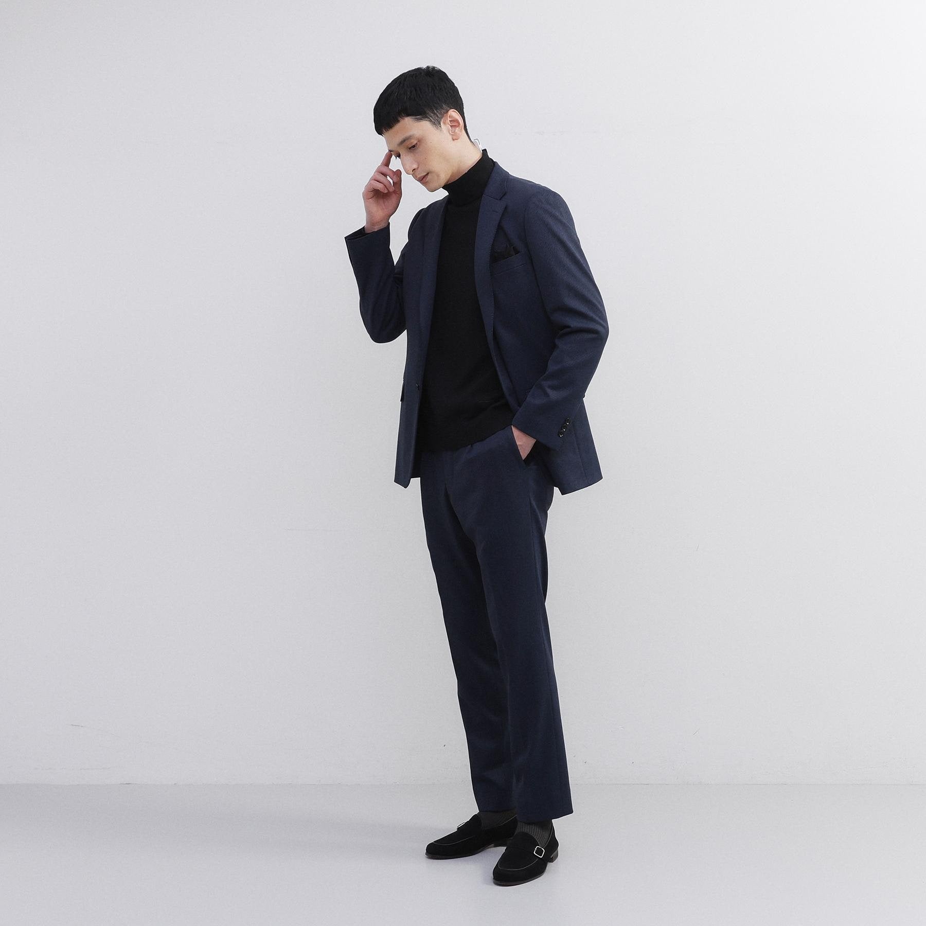 タケオキクチ TAKEO KIKUCHI 楊柳カルゼ パンツ （ネイビー(094)） ネイビー(094)