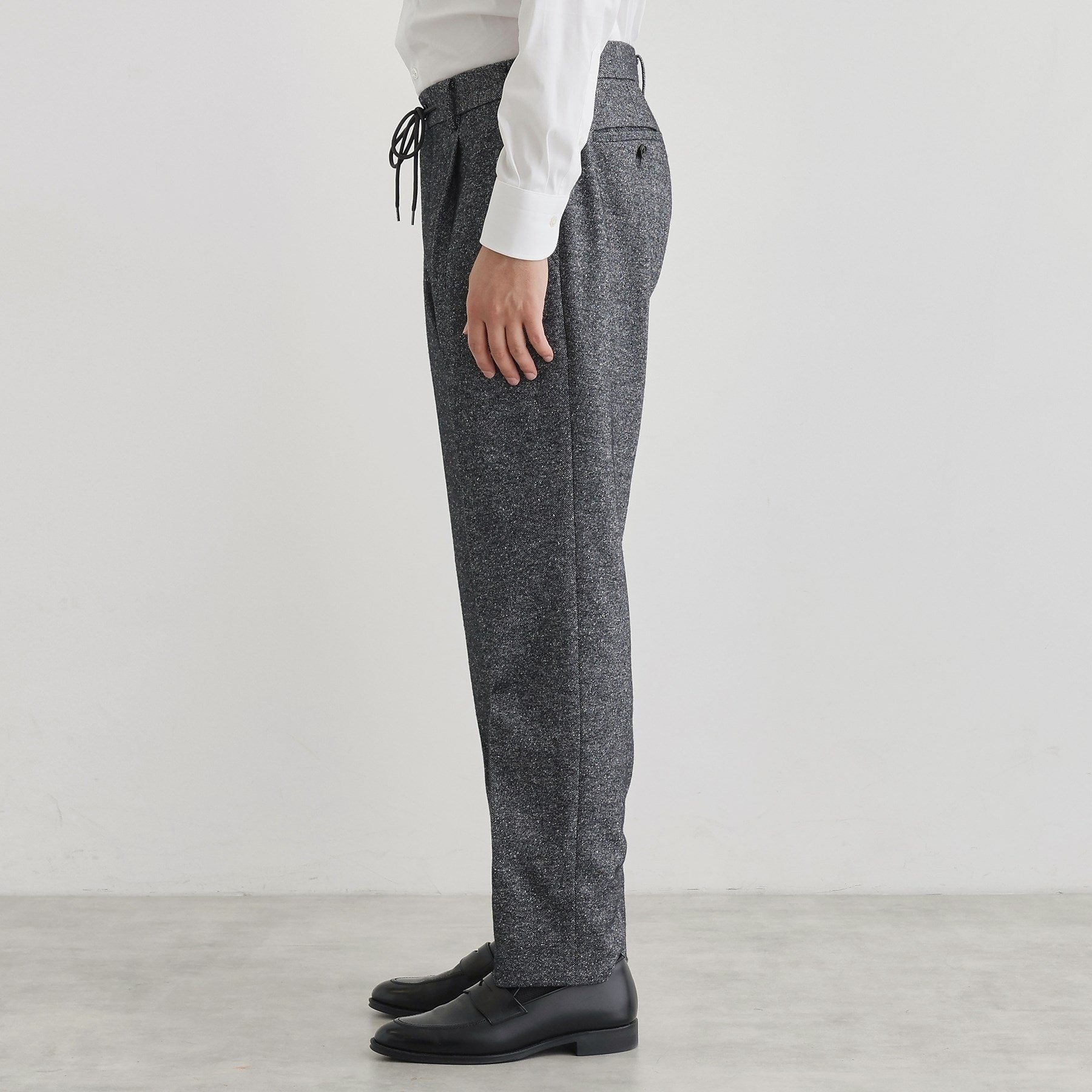タケオキクチ TAKEO KIKUCHI 尾州織 シルクネップジャージ パンツ （チャコールグレー(014)） チャコールグレー(014)