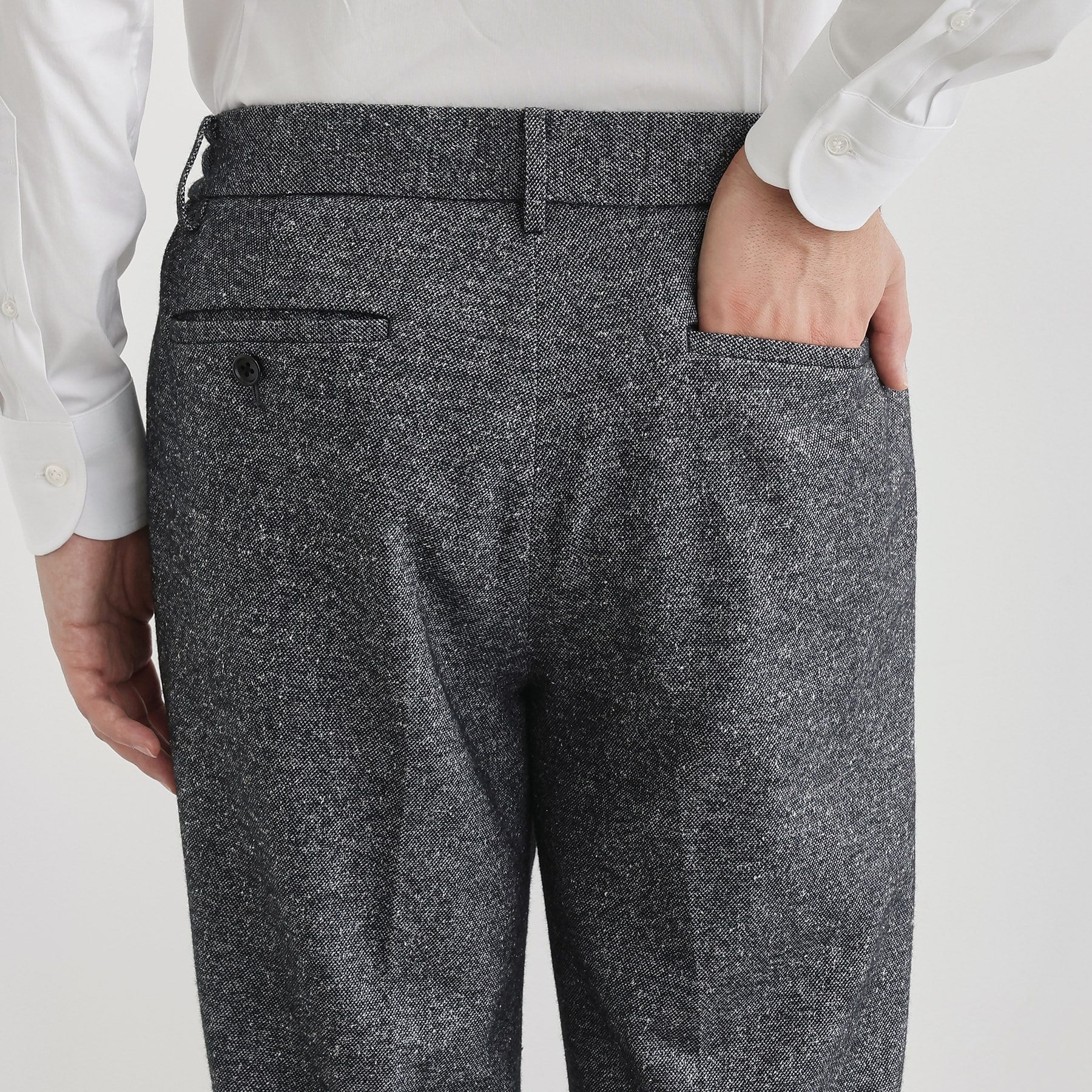 タケオキクチ TAKEO KIKUCHI 尾州織 シルクネップジャージ パンツ （チャコールグレー(014)） チャコールグレー(014)