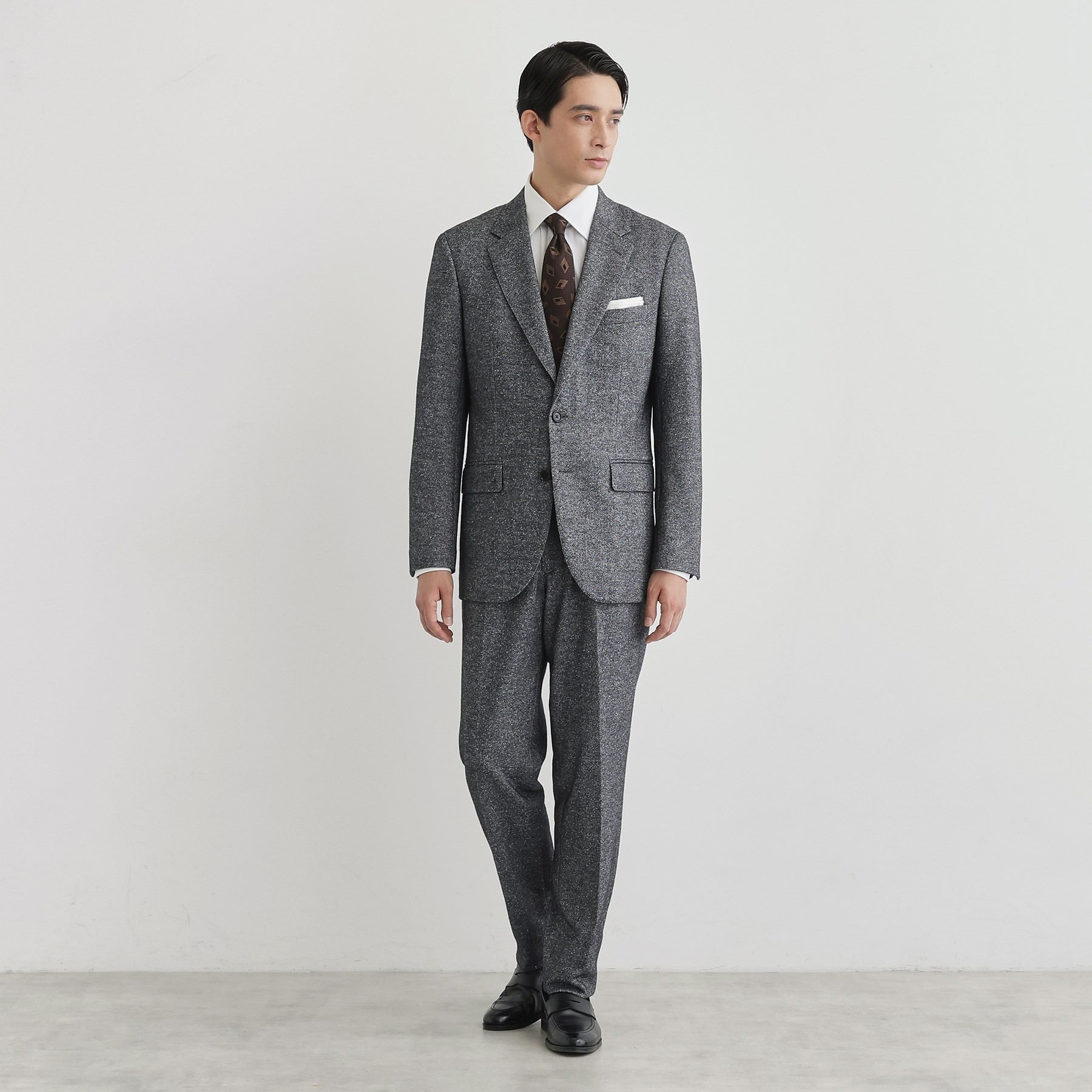 タケオキクチ TAKEO KIKUCHI 尾州織 シルクネップジャージ パンツ （チャコールグレー(014)） チャコールグレー(014)