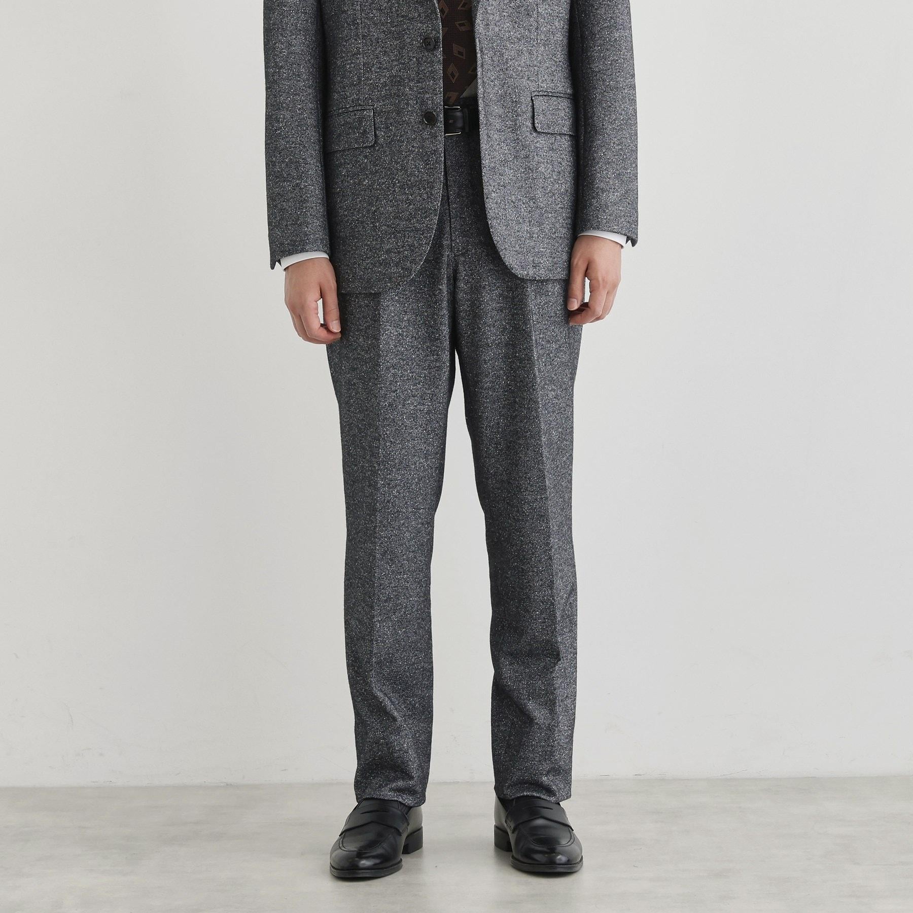 タケオキクチ TAKEO KIKUCHI 尾州織 シルクネップジャージ パンツ （チャコールグレー(014)） チャコールグレー(014)