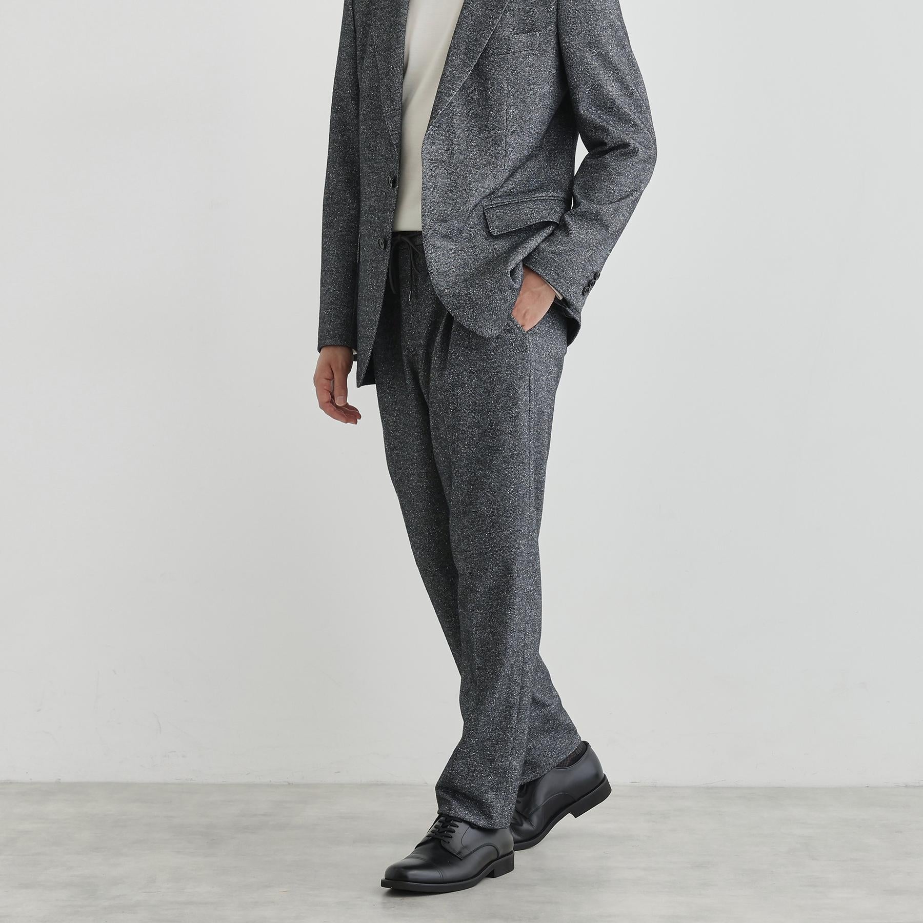 タケオキクチ TAKEO KIKUCHI 尾州織 シルクネップジャージ パンツ （チャコールグレー(014)） チャコールグレー(014)