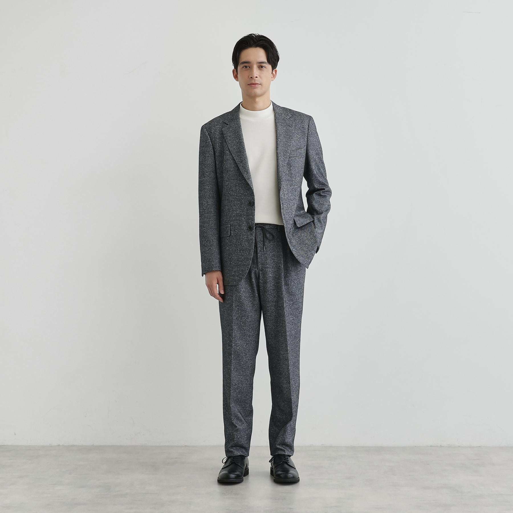 タケオキクチ TAKEO KIKUCHI 尾州織 シルクネップジャージ パンツ （チャコールグレー(014)） チャコールグレー(014)