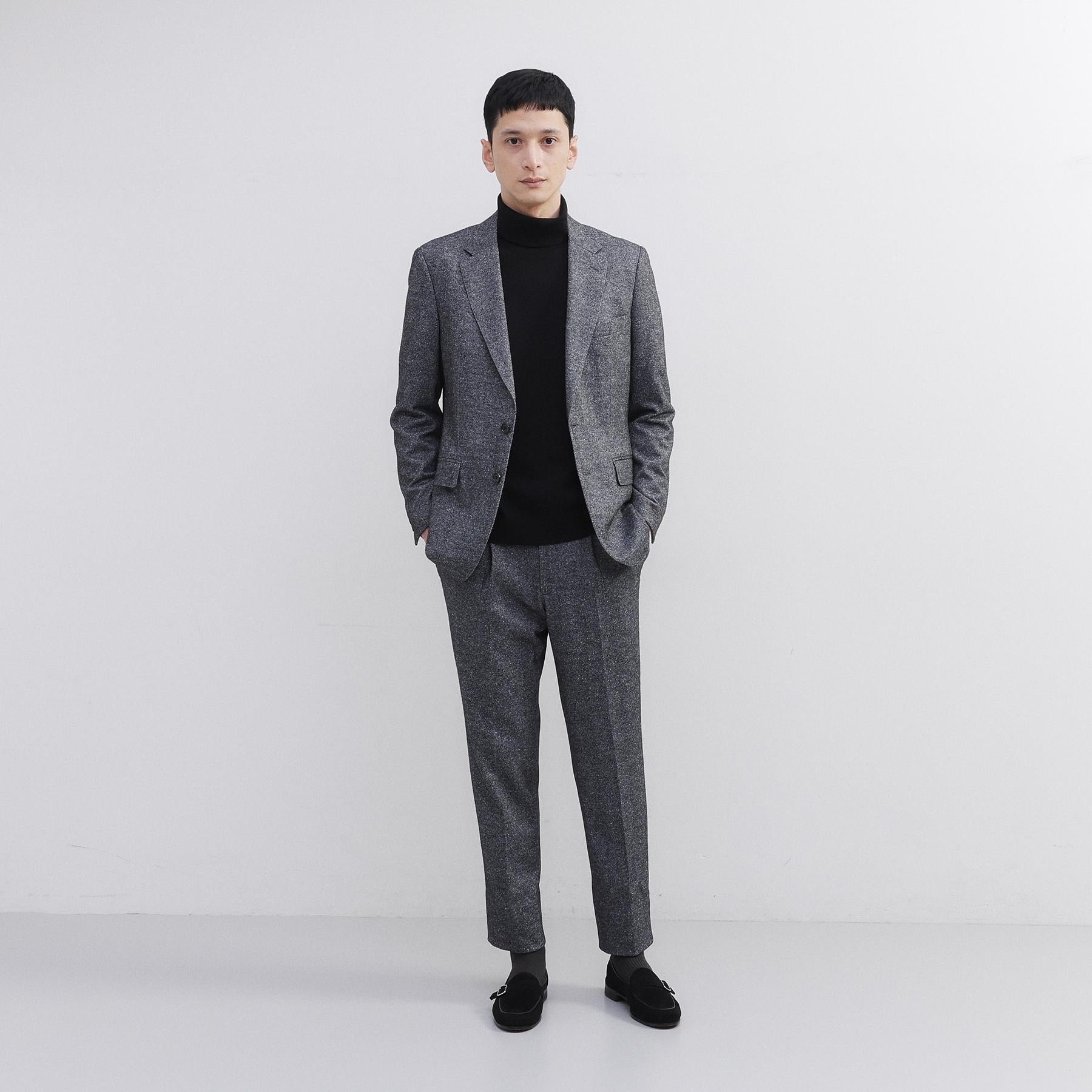 タケオキクチ TAKEO KIKUCHI 尾州織 シルクネップジャージ パンツ （チャコールグレー(014)） チャコールグレー(014)