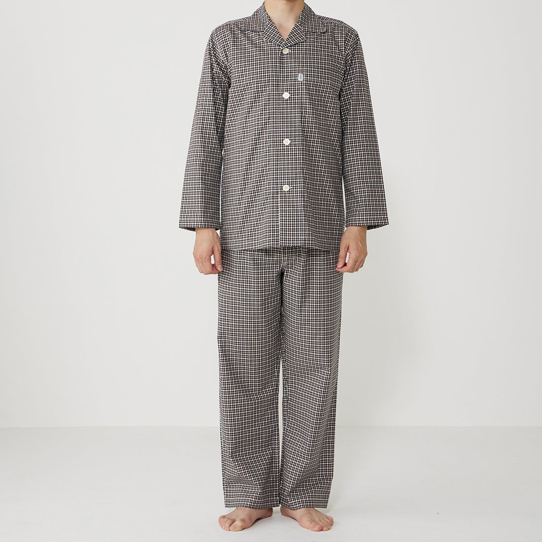 タケオキクチ TAKEO KIKUCHI 長袖テーラードパジャマ （コン） コン