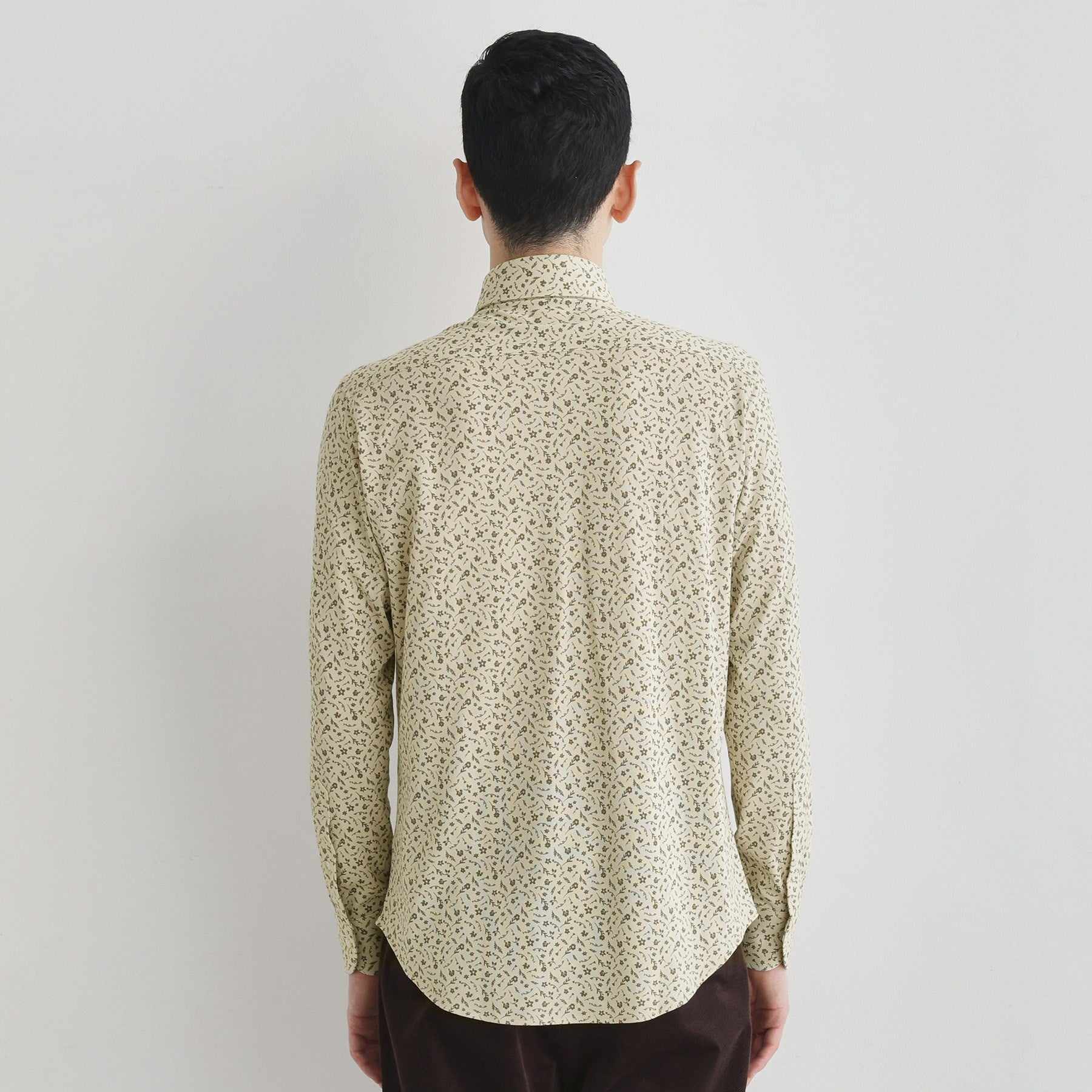 タケオキクチ TAKEO KIKUCHI クールマックス 鹿の子 プリント シャツ （ホワイト(001)） ホワイト(001)