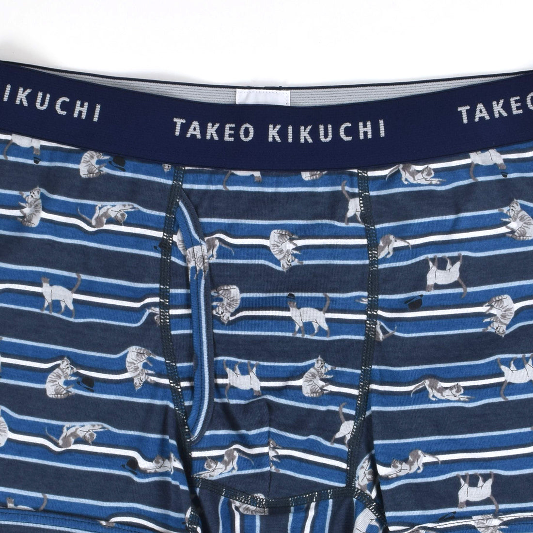 タケオキクチ TAKEO KIKUCHI 前開ボクサーブリーフ 【返品不可商品】 （ブルー） ブルー