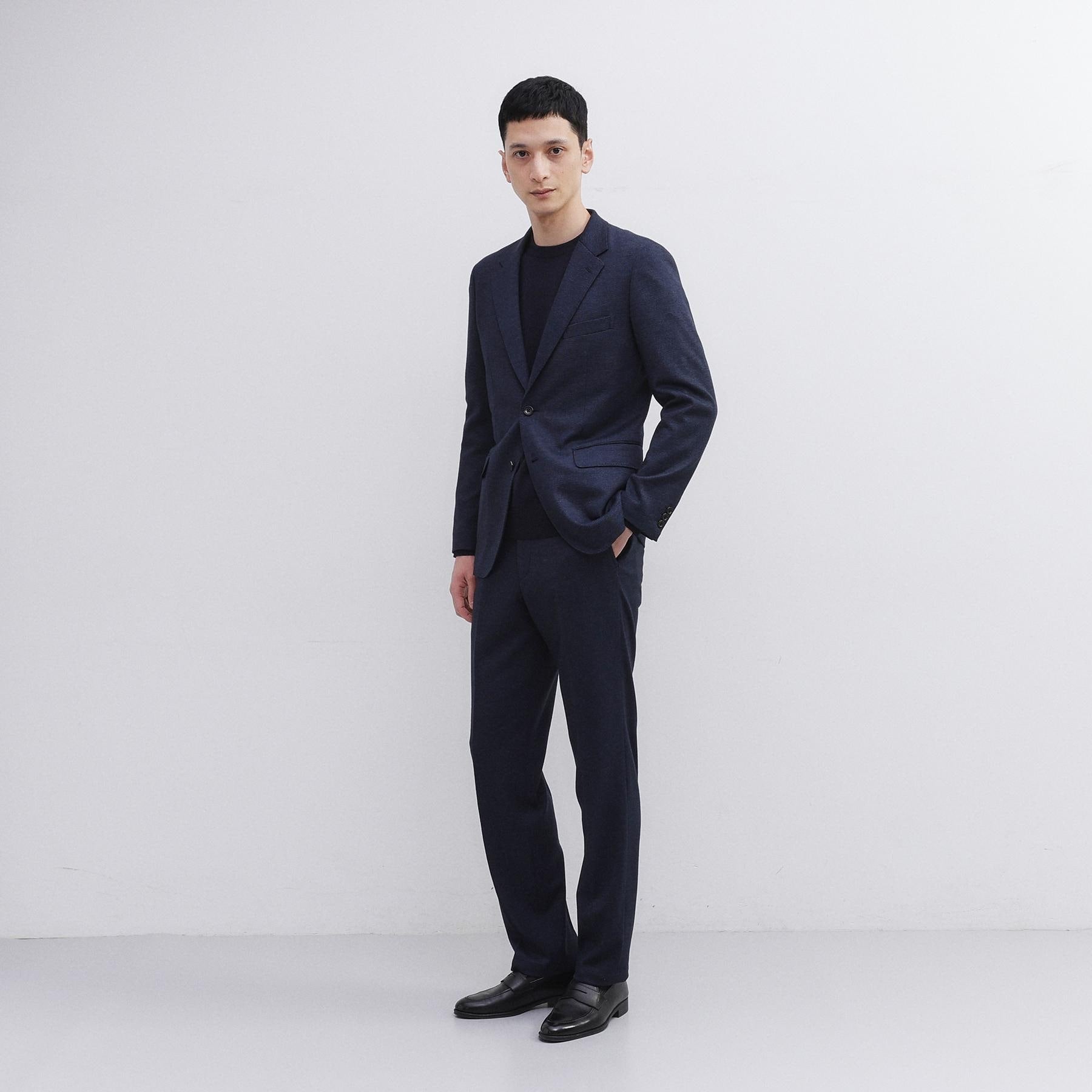 タケオキクチ TAKEO KIKUCHI 【Sサイズ～】尾州織 ピンヘッドムリネ ジャケット （グレー(012)） グレー(012)