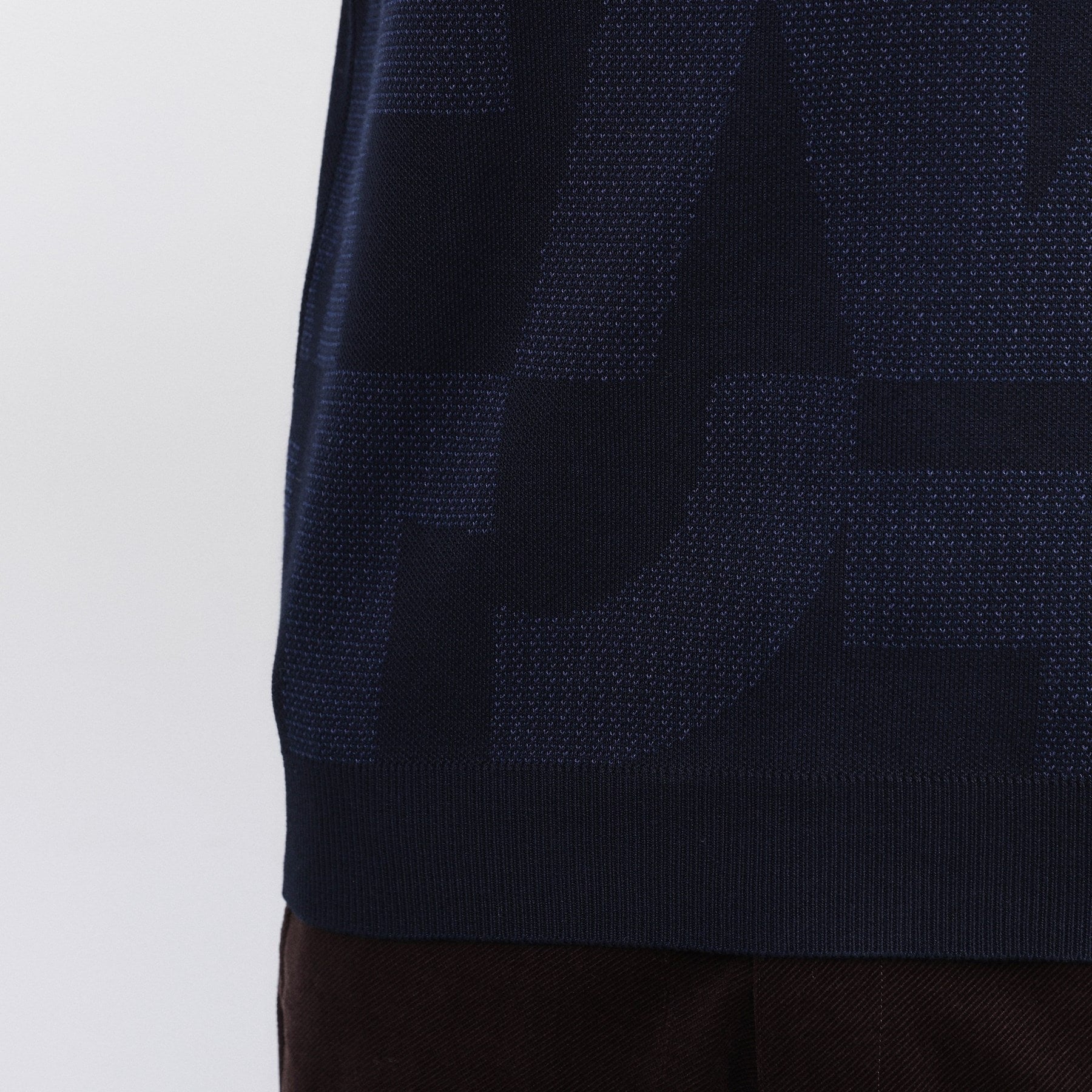 タケオキクチ TAKEO KIKUCHI ダブル ジャカード ニット （モカブラウン(242)） モカブラウン(242)