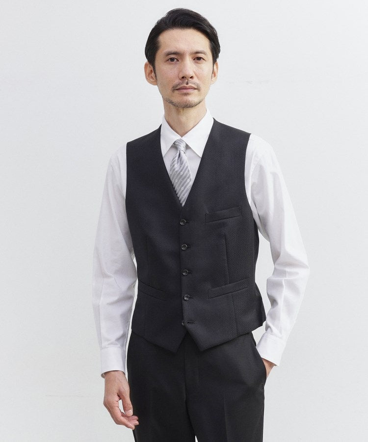 タケオキクチ TAKEO KIKUCHI 【Made in JAPAN】矢絣（やがすり）ベスト／ スリーピース対応 （ブラック(819)） ブラック(819)