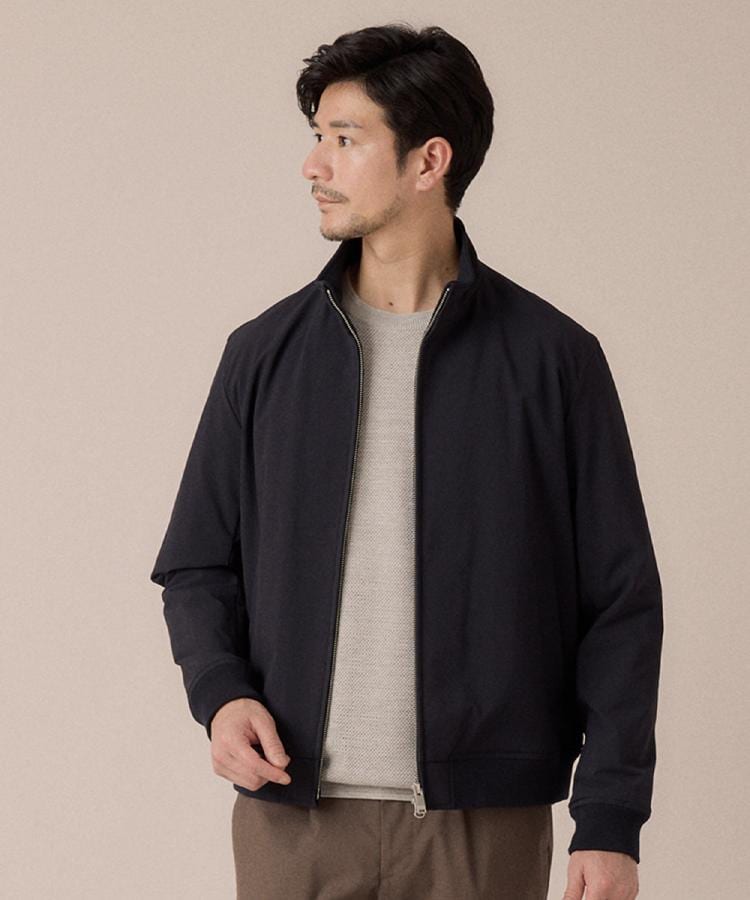 タケオキクチ TAKEO KIKUCHI スタンドカラー ショート リブ ブルゾン （ネイビー(094)） ネイビー(094)