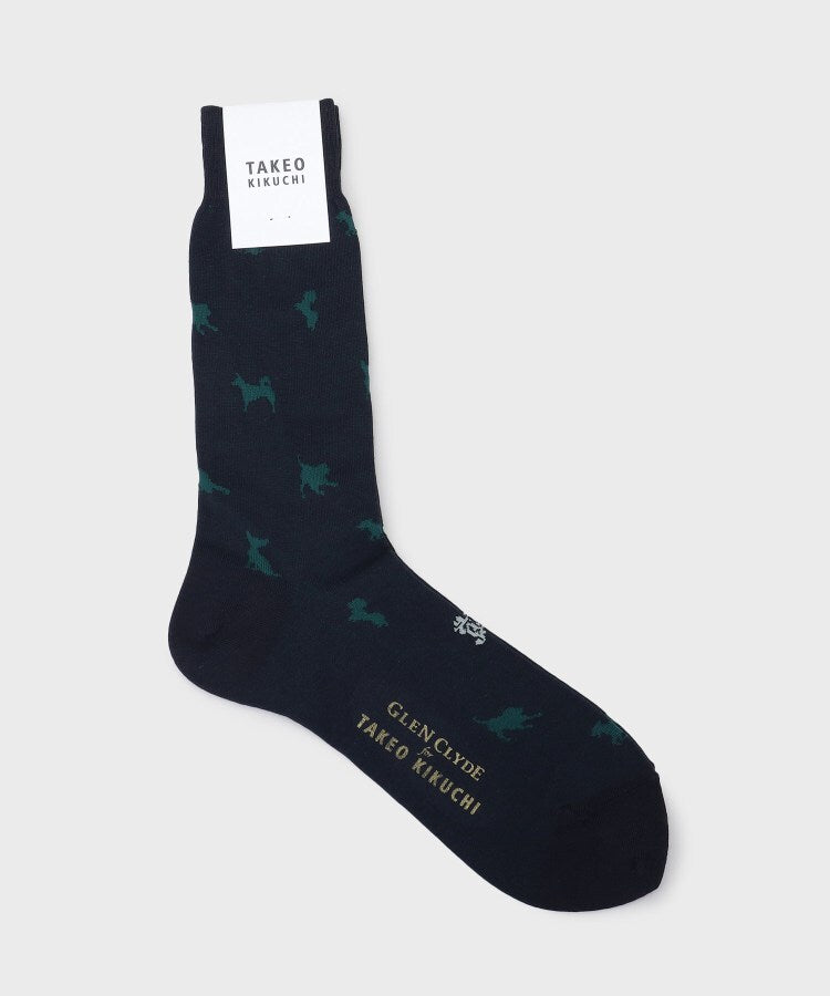 タケオキクチ TAKEO KIKUCHI 【グレンクライド別注】コーデュラ（R）ドレスソックス （ネイビー(094)） ネイビー(094)