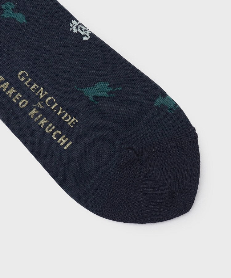 タケオキクチ TAKEO KIKUCHI 【グレンクライド別注】コーデュラ（R）ドレスソックス （ネイビー(094)） ネイビー(094)