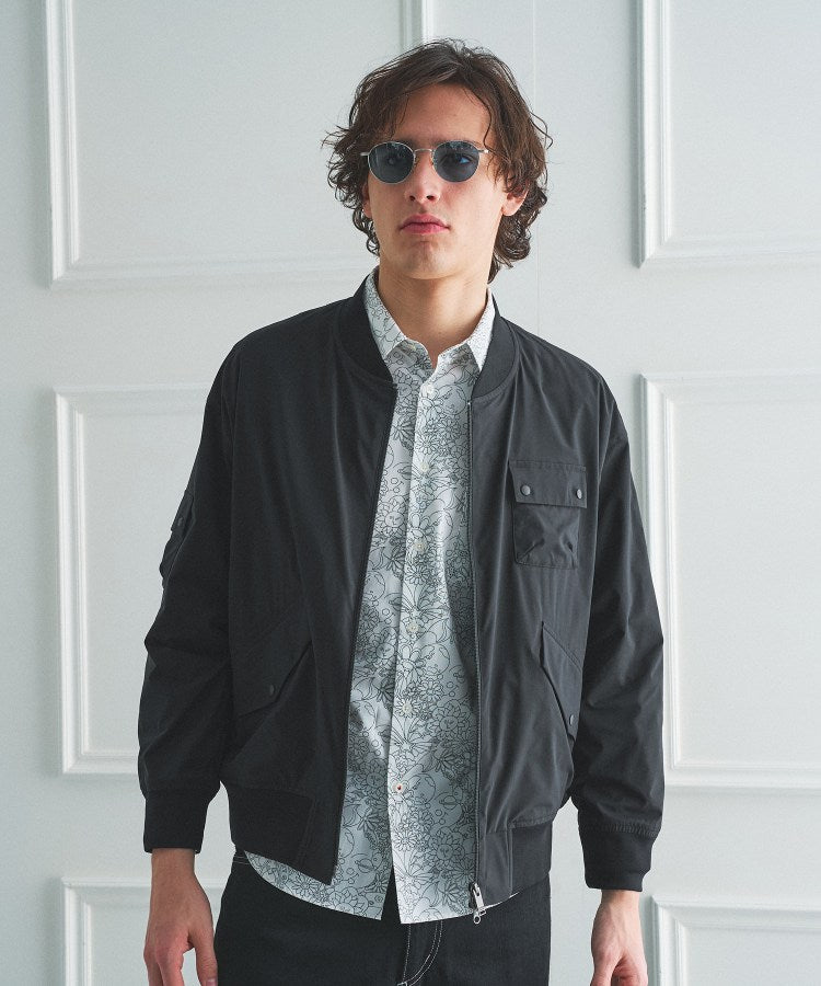 タケオキクチ TAKEO KIKUCHI ◆【BOWLER HAT LABEL】撥水 MAー1ブルゾン （ブラック(019)） ブラック(019)