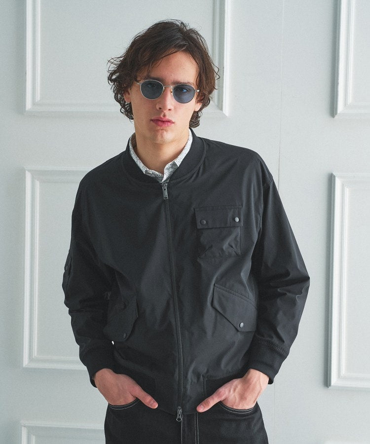 タケオキクチ TAKEO KIKUCHI ◆【BOWLER HAT LABEL】撥水 MAー1ブルゾン （ブラック(019)） ブラック(019)