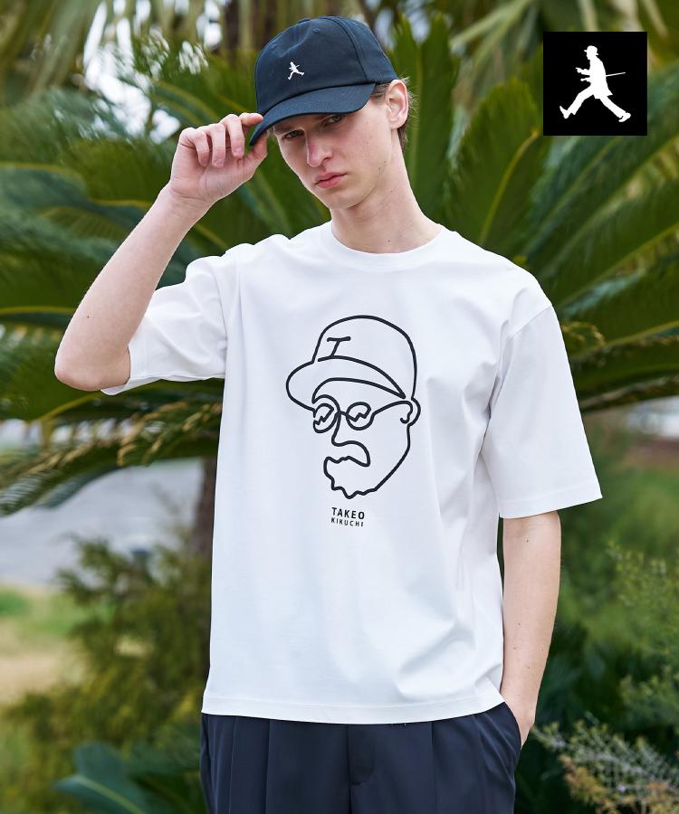 タケオキクチ TAKEO KIKUCHI ◆アイスクリアコットン ワンストローク 半袖Tシャツ （ベージュ(052)） ベージュ(052)