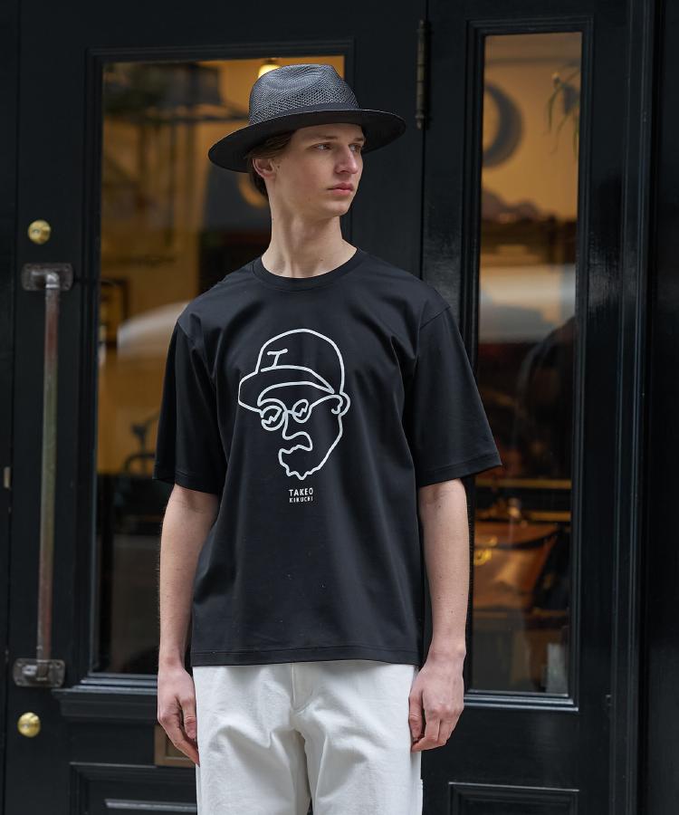 タケオキクチ TAKEO KIKUCHI ◆アイスクリアコットン ワンストローク 半袖Tシャツ （ベージュ(052)） ベージュ(052)