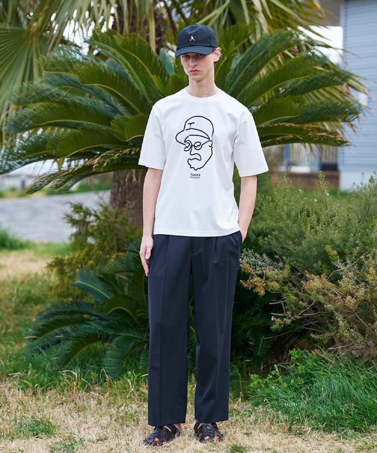タケオキクチ TAKEO KIKUCHI ◆アイスクリアコットン ワンストローク 半袖Tシャツ （ベージュ(052)） ベージュ(052)