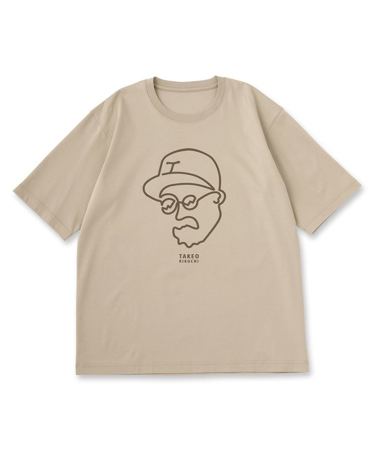 タケオキクチ TAKEO KIKUCHI ◆アイスクリアコットン ワンストローク 半袖Tシャツ （ベージュ(052)） ベージュ(052)